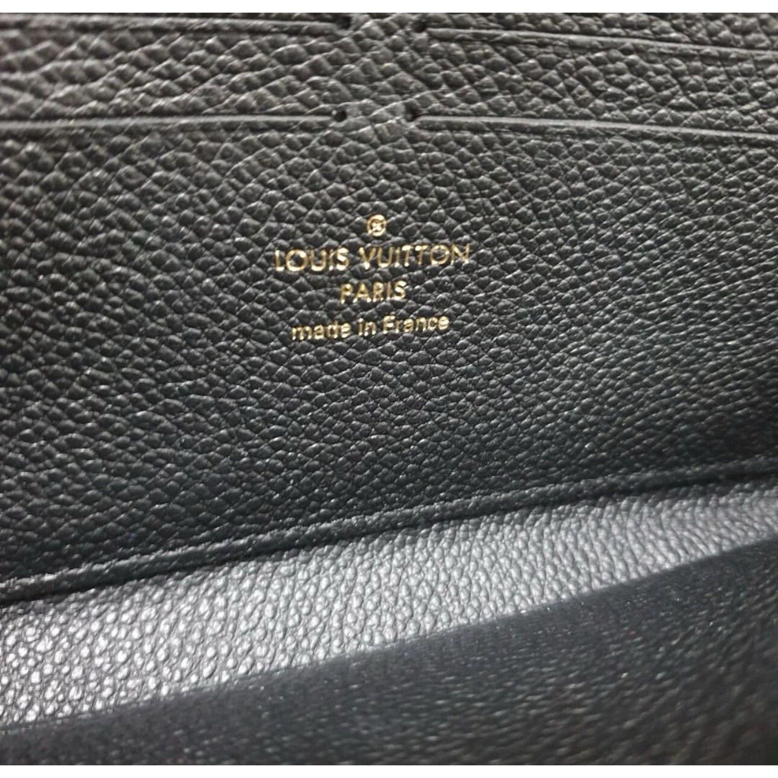 Louis Vuitton Louis Vuitton Black Leather Logo Wallet Size ONE SIZE - 4 Thumbnail