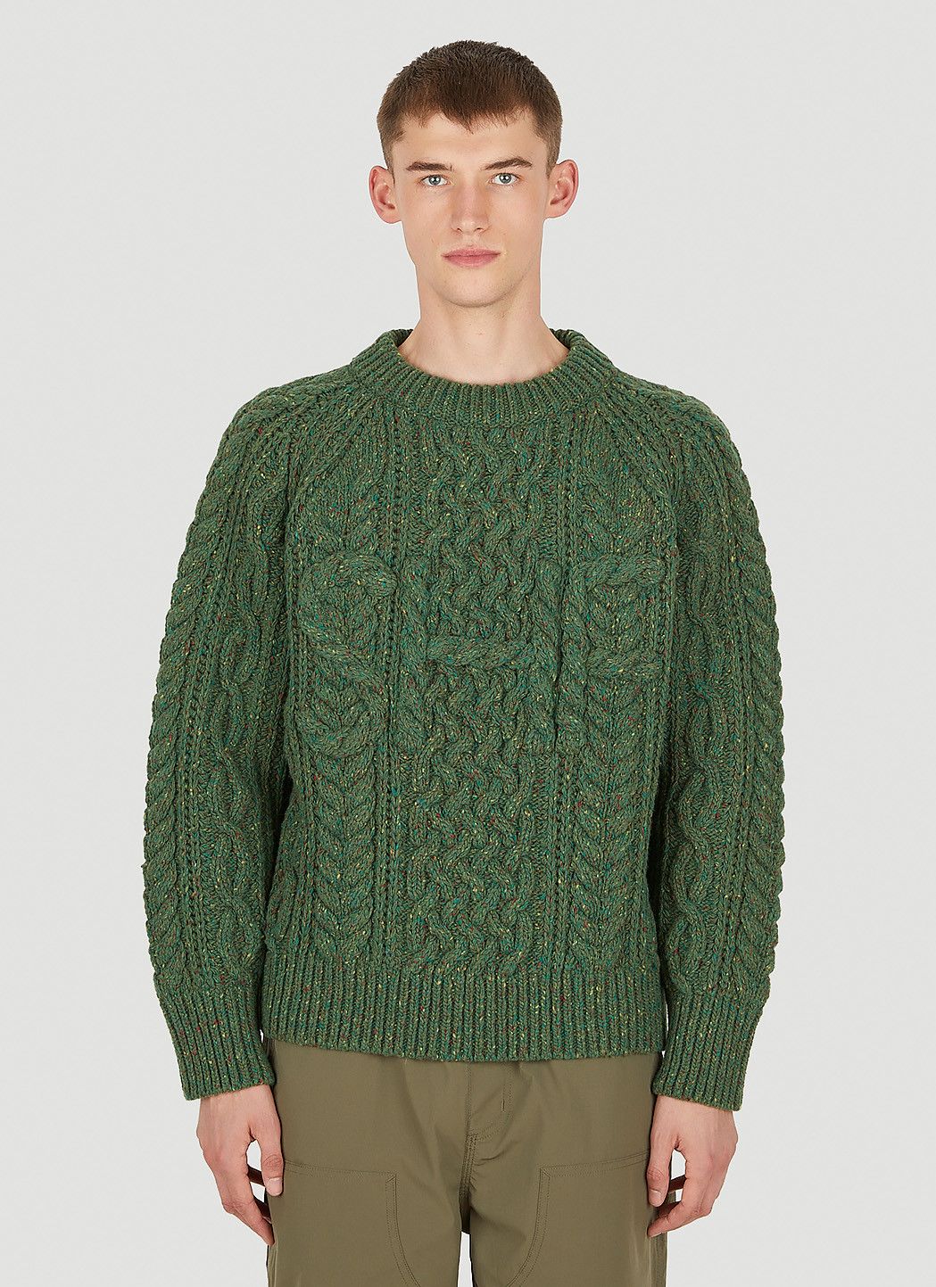 Sky High Farm Workwear Cable Knit Sweater Size US XL / EU 56 / 4 - 1 Thumbnail