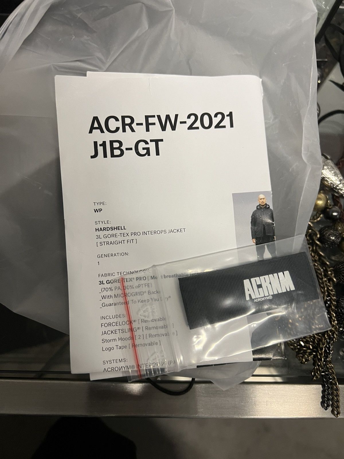 Acronym Acronym j1b gt shell jacket Size US S / EU 44-46 / 1 - 8 Thumbnail