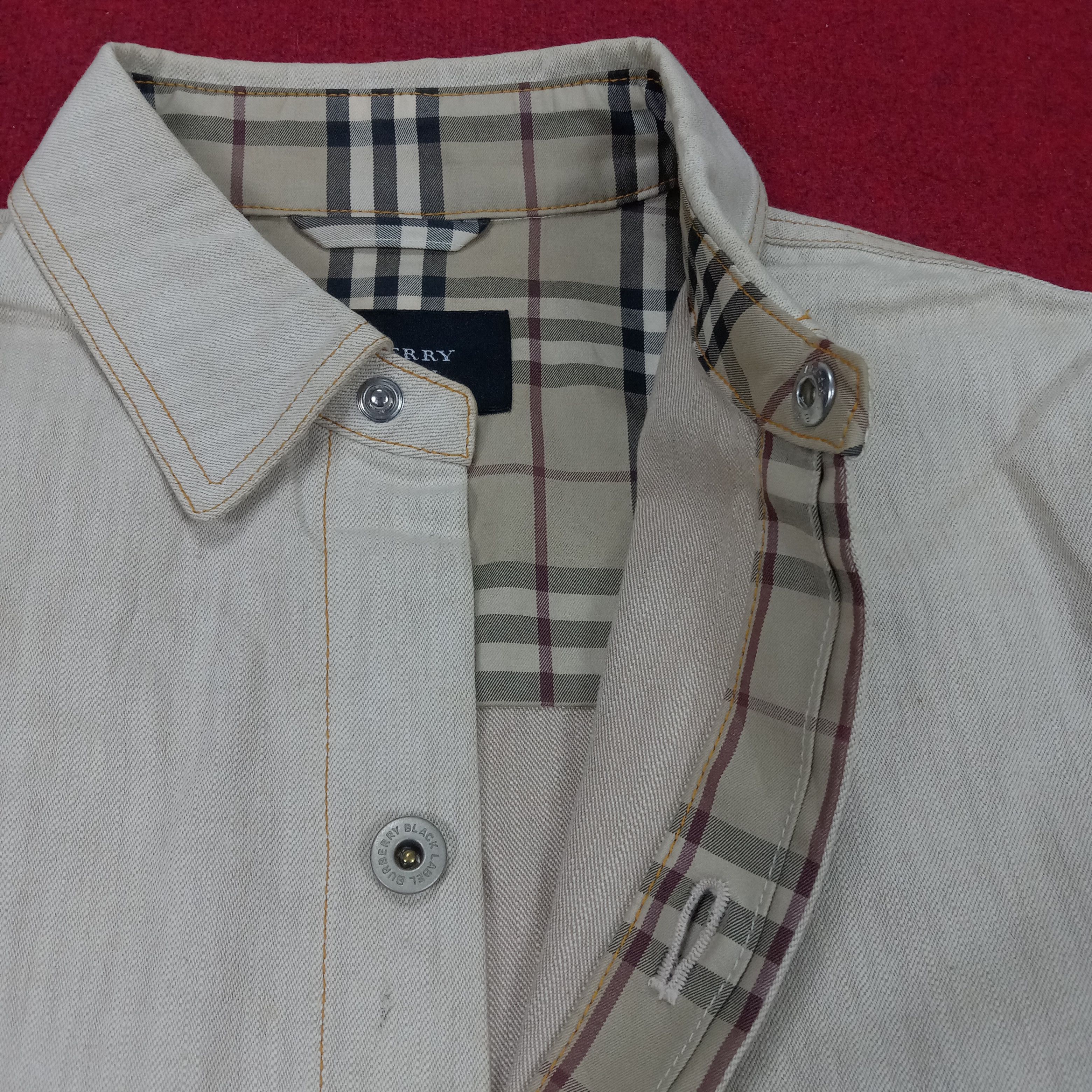 Burberry × Vintage Burberry Black Label Fashion Casual Style Jacket Size US S / EU 44-46 / 1 - 8 Thumbnail