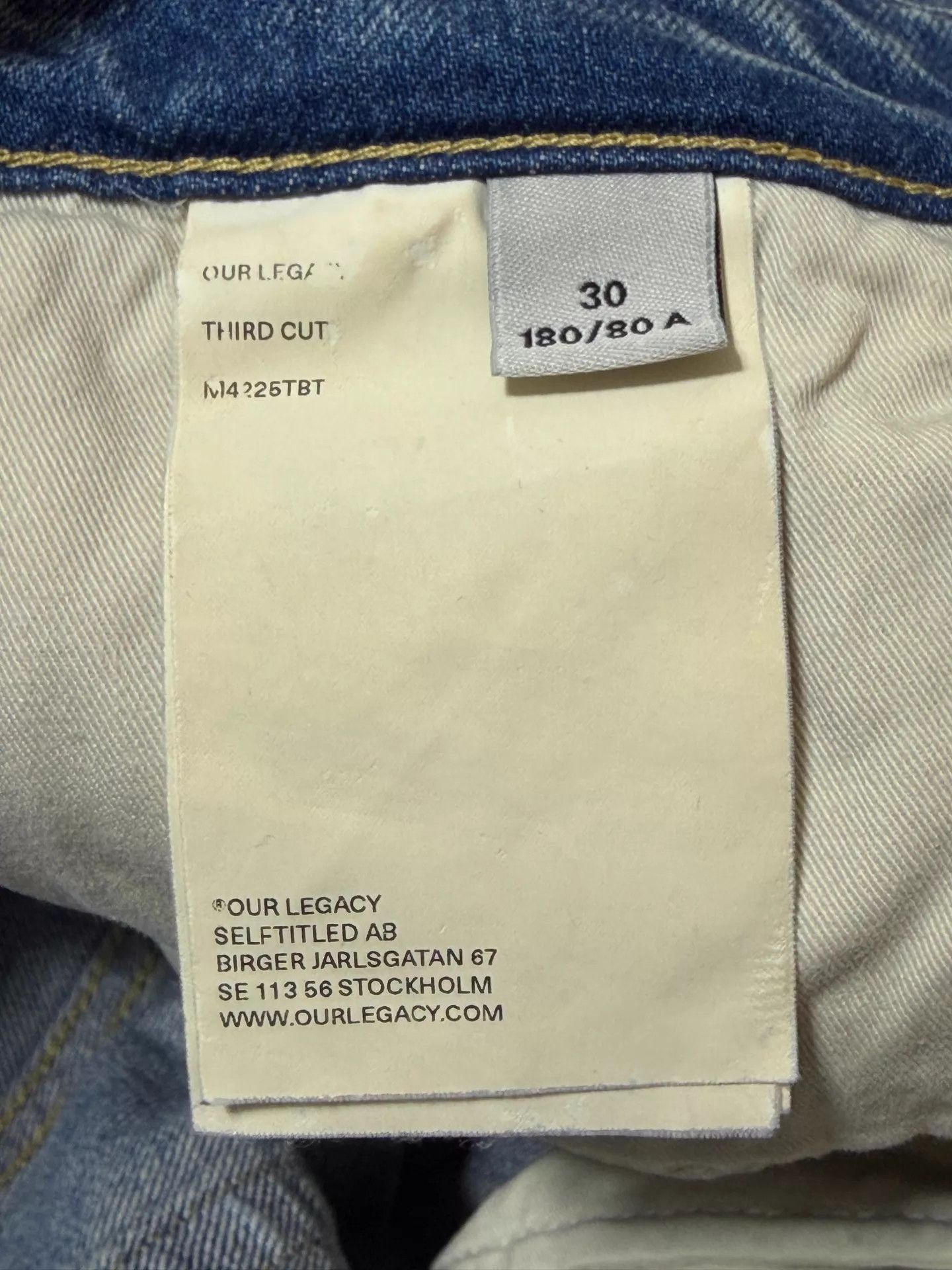 Our Legacy Blue Denim Jeans Size 30 Size US 26 / EU 42 - 7 Thumbnail