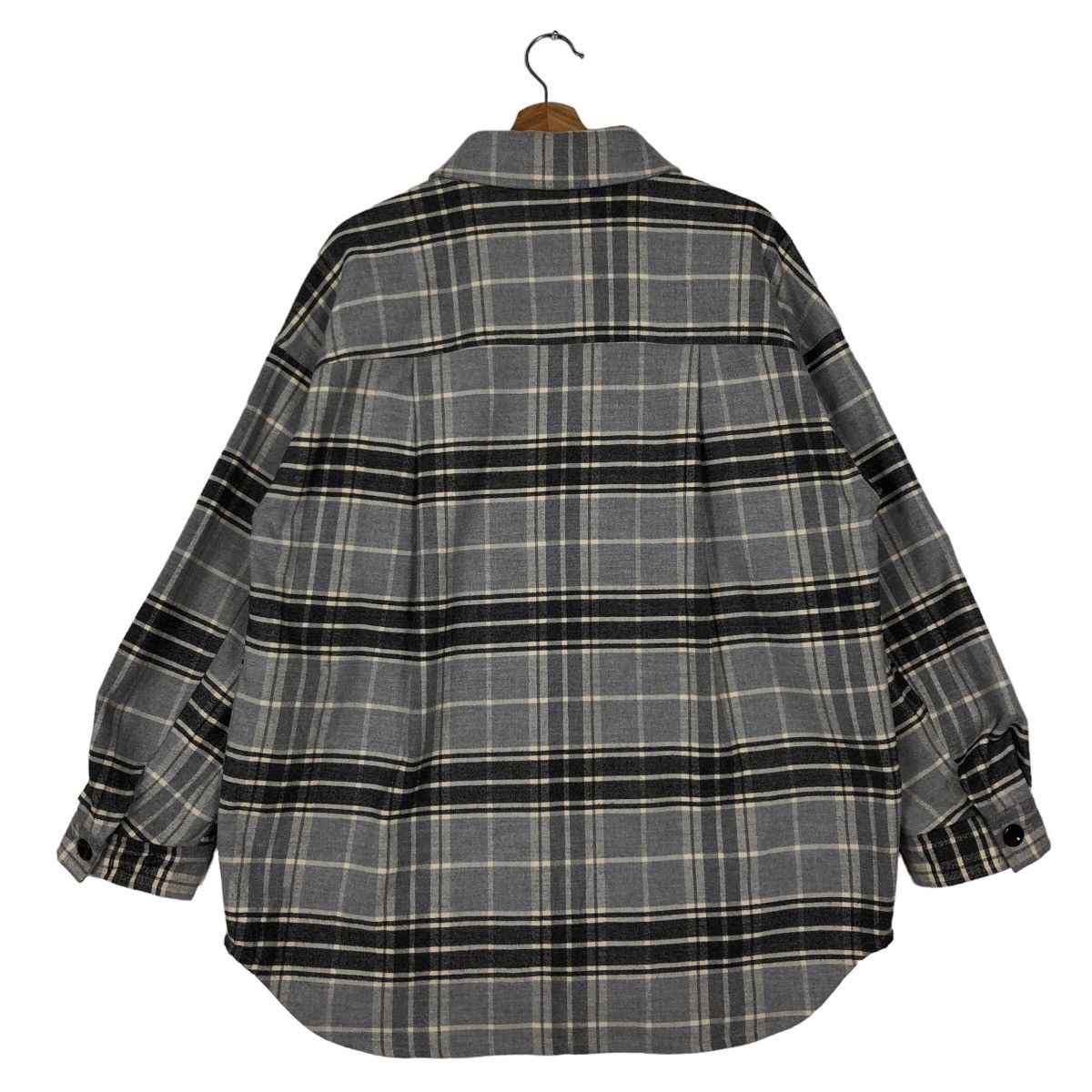 Japanese Brand 🔥90’s Vintage Flannel Shirt Jacket Gu Japan Tartan Design Size US L / EU 52-54 / 3 - 7 Thumbnail