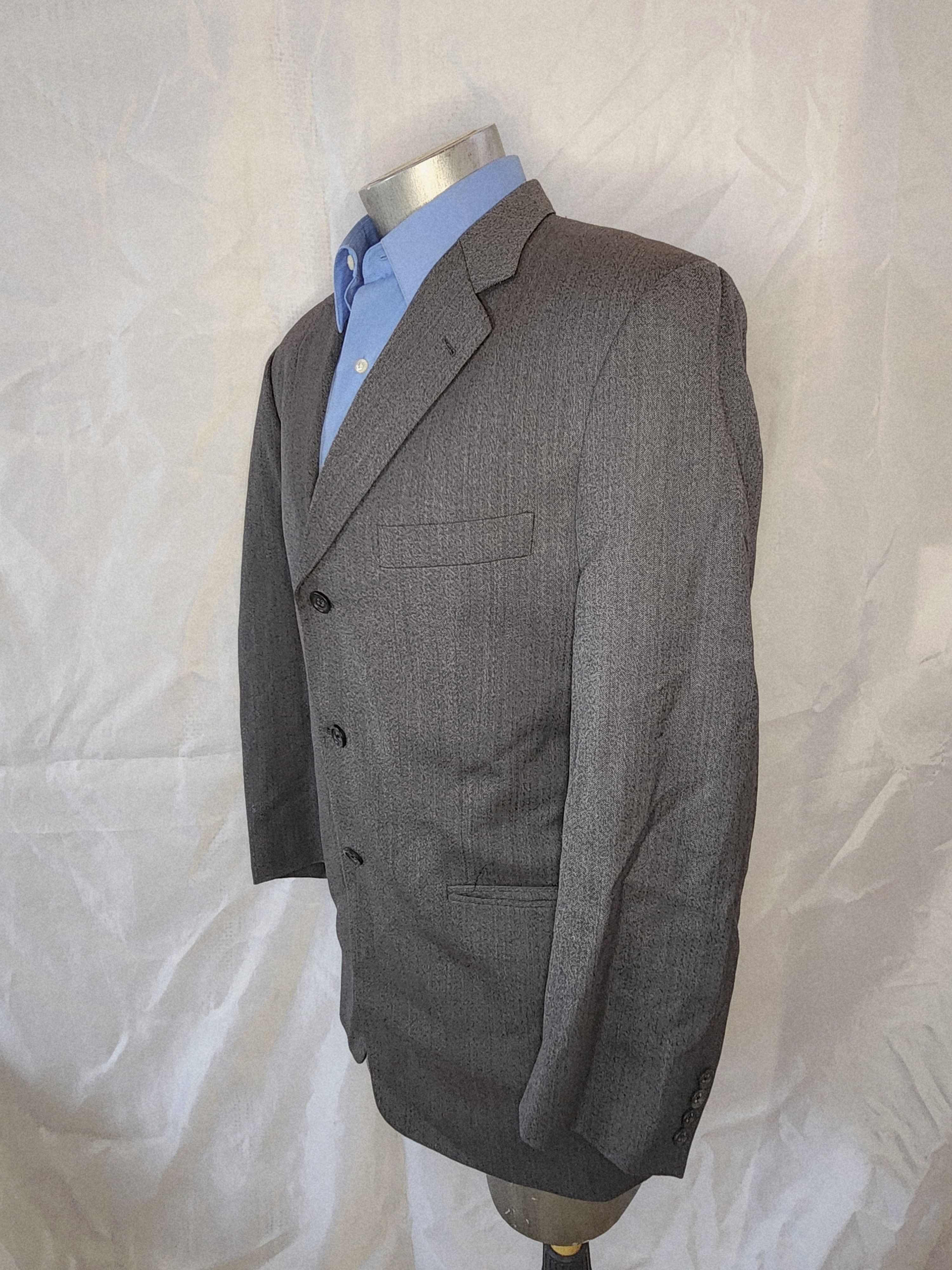 Burberry SINGLE BREASTED 3 BUTTONS Size 44R - 3 Thumbnail