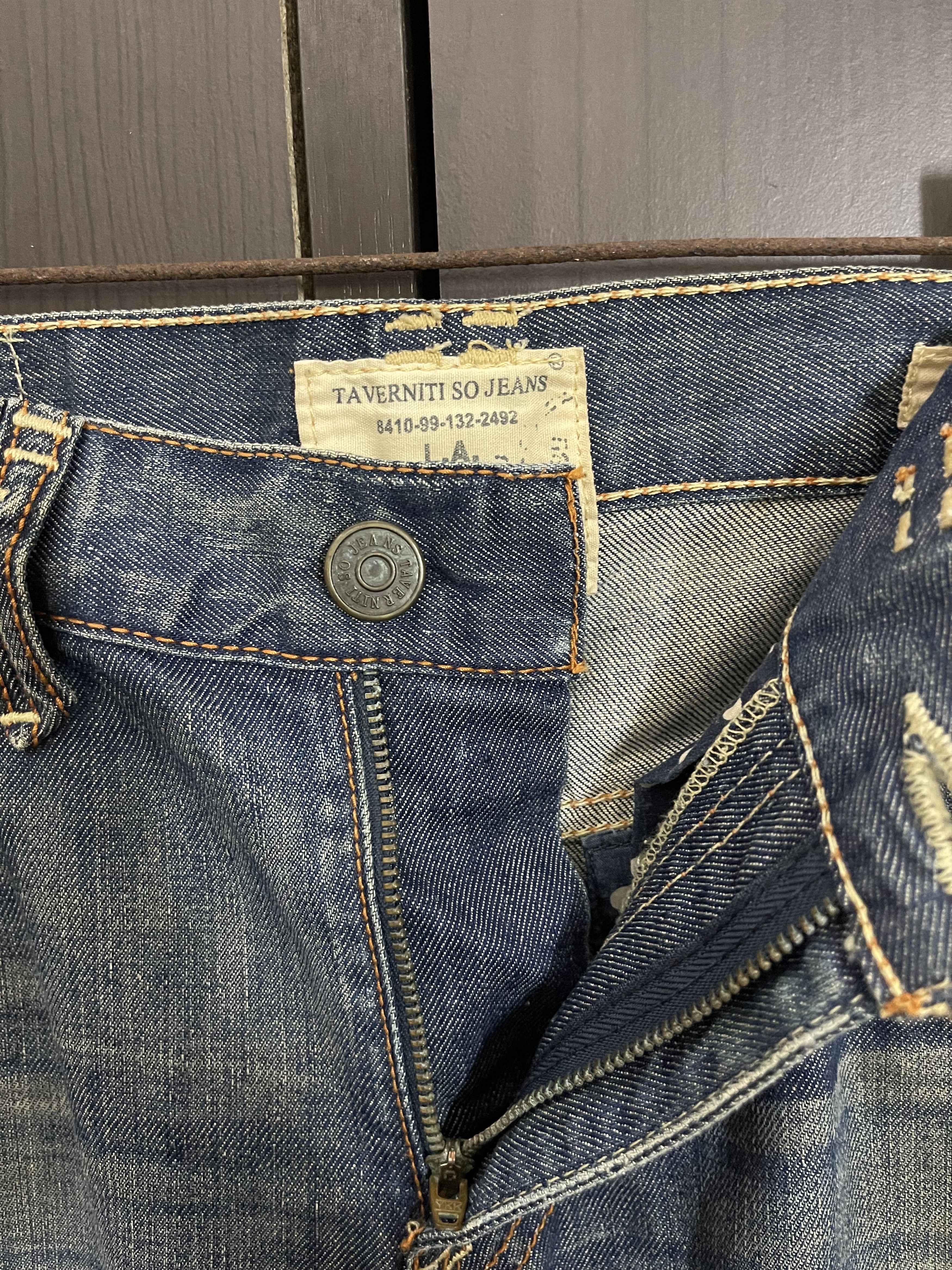 Beauty Beast × If Six Was Nine × Le Grande Bleu (L.G.B.) Tavernity So Jeans Distressed Flared Denim Size US 30 / EU 46 - 13 Thumbnail