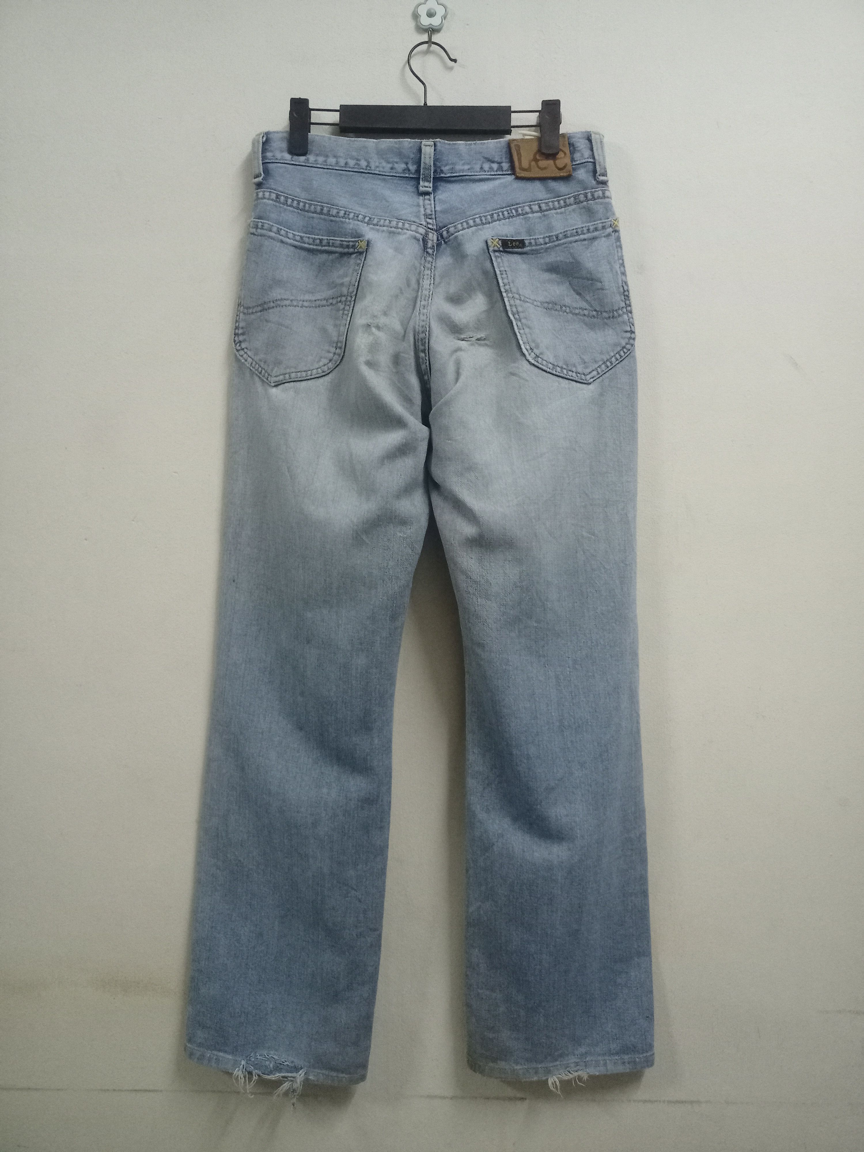 Lee Vintage 50s Lee Riders Selvedge Distressed Baggy Jeans Size US 30 / EU 46 - 2 Thumbnail