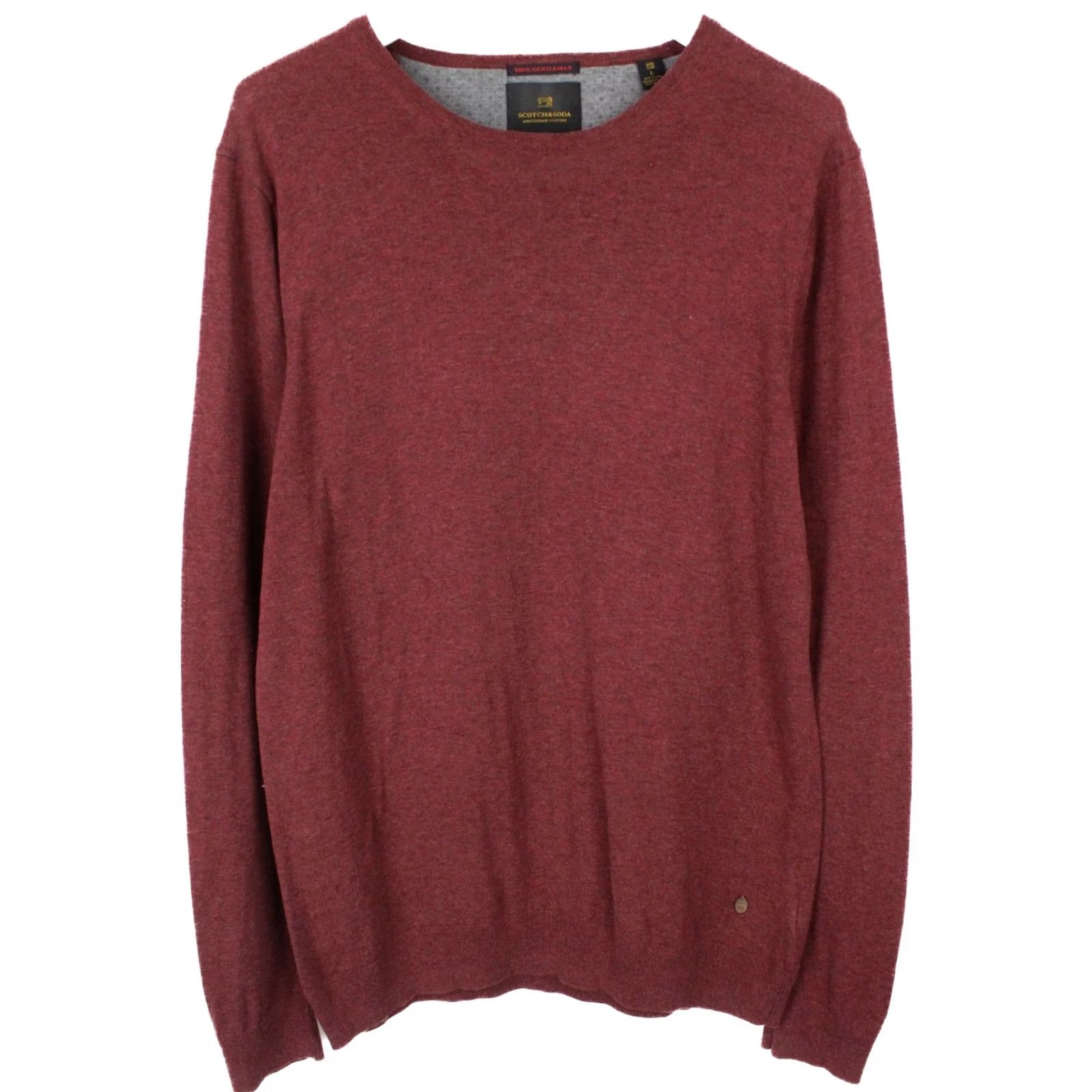 Scotch & Soda SCOTCH & SODA Jumper Men Large Melange Pattern Crew Neck Long Sleeve Logo Size US L / EU 52-54 / 3 - 2 Thumbnail