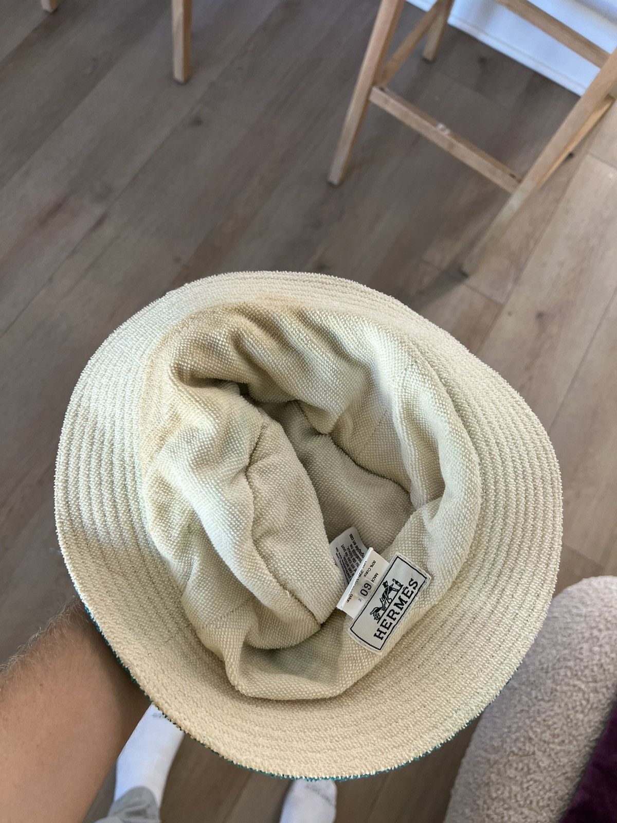 Hermes Terrycloth bucket hat Size ONE SIZE - 5 Thumbnail