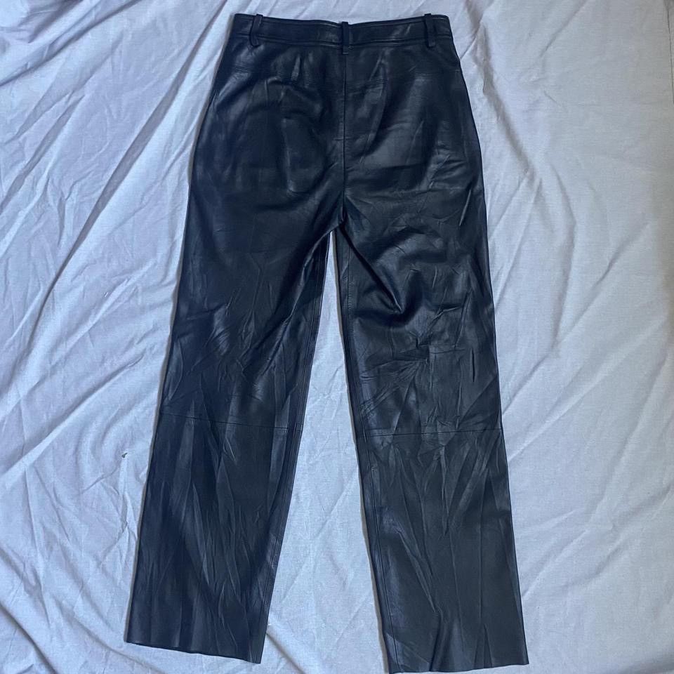 Helmut Lang Helmut Lang black lambskin leather pants Size 26" / US 2 / IT 38 - 8 Thumbnail