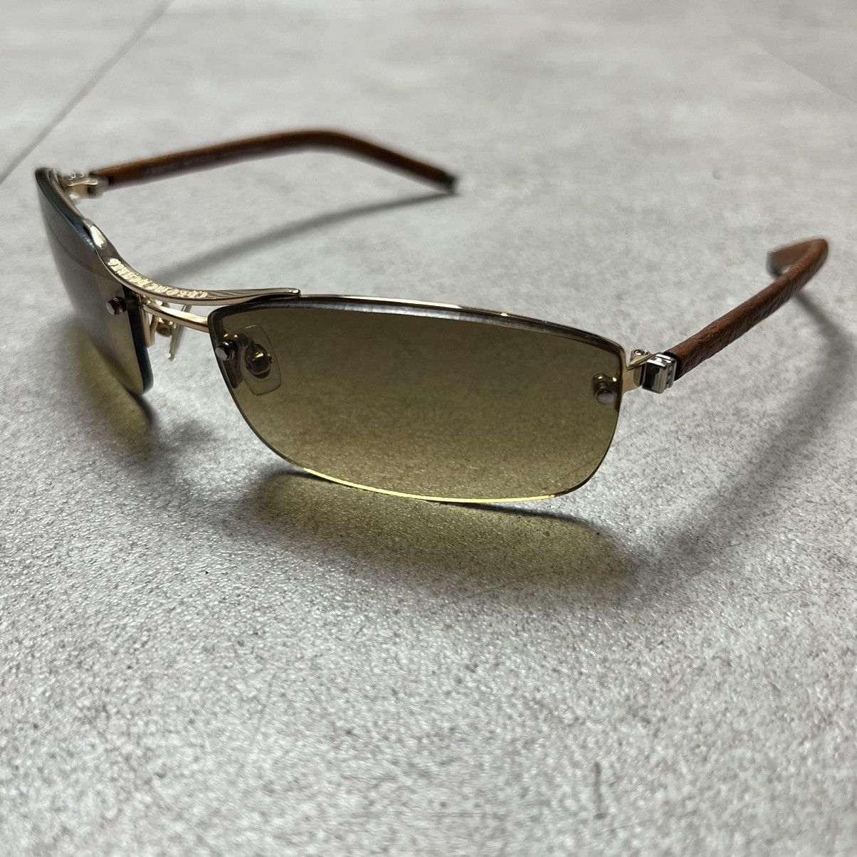 Chrome Hearts Chrome hearts AMPED Leather Flame Sunglasses Size ONE SIZE - 1 Thumbnail