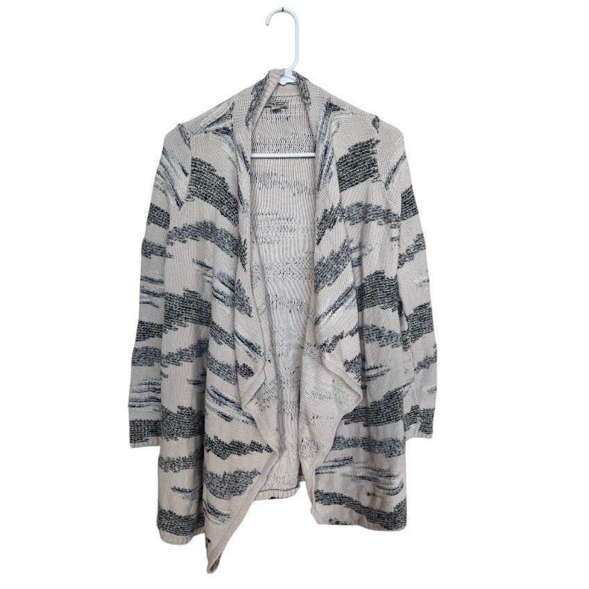 Lucky Brand Lucky Brand Striped Open Knit Cardigan S Size S / US 4 / IT 40 - 2 Thumbnail