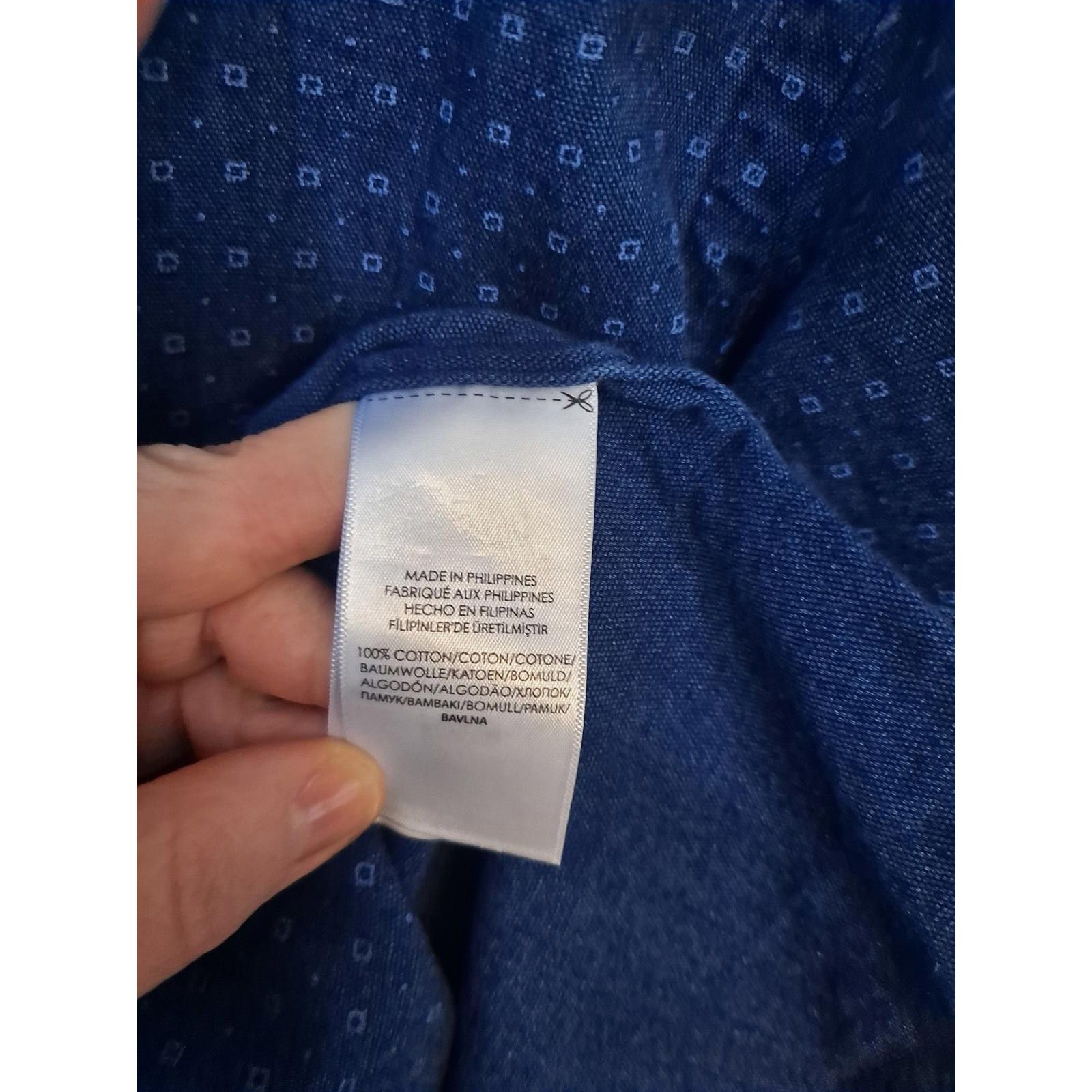 Ralph Lauren Ralph Lauren Indigo Oxford 2 Tone Blue Button Up Size XL Size US XL / EU 56 / 4 - 3 Thumbnail