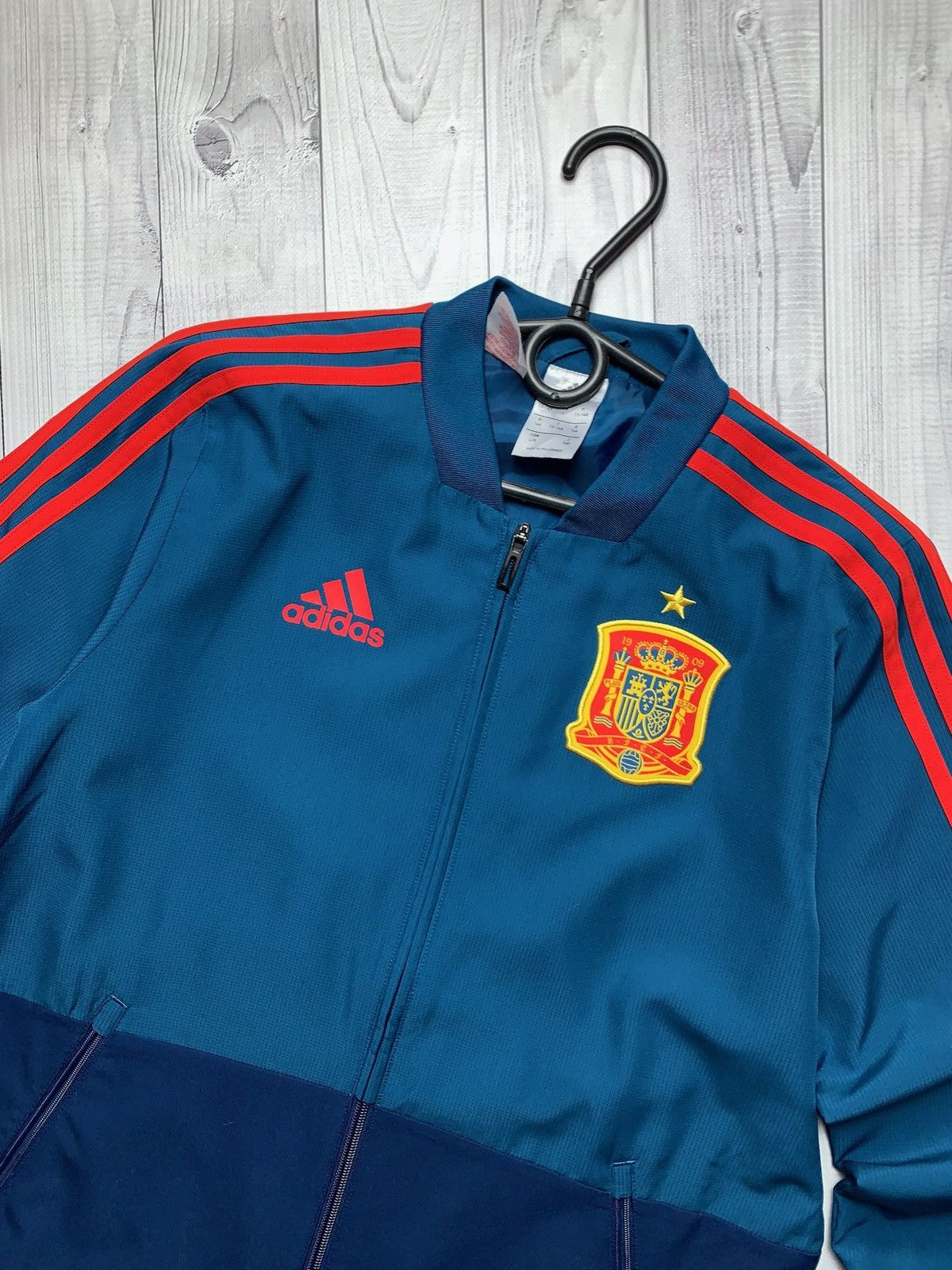 Adidas × Vintage Vintage Adidas Spain soccer jacket size Xs/S Size US XS / EU 42 / 0 - 2 Thumbnail