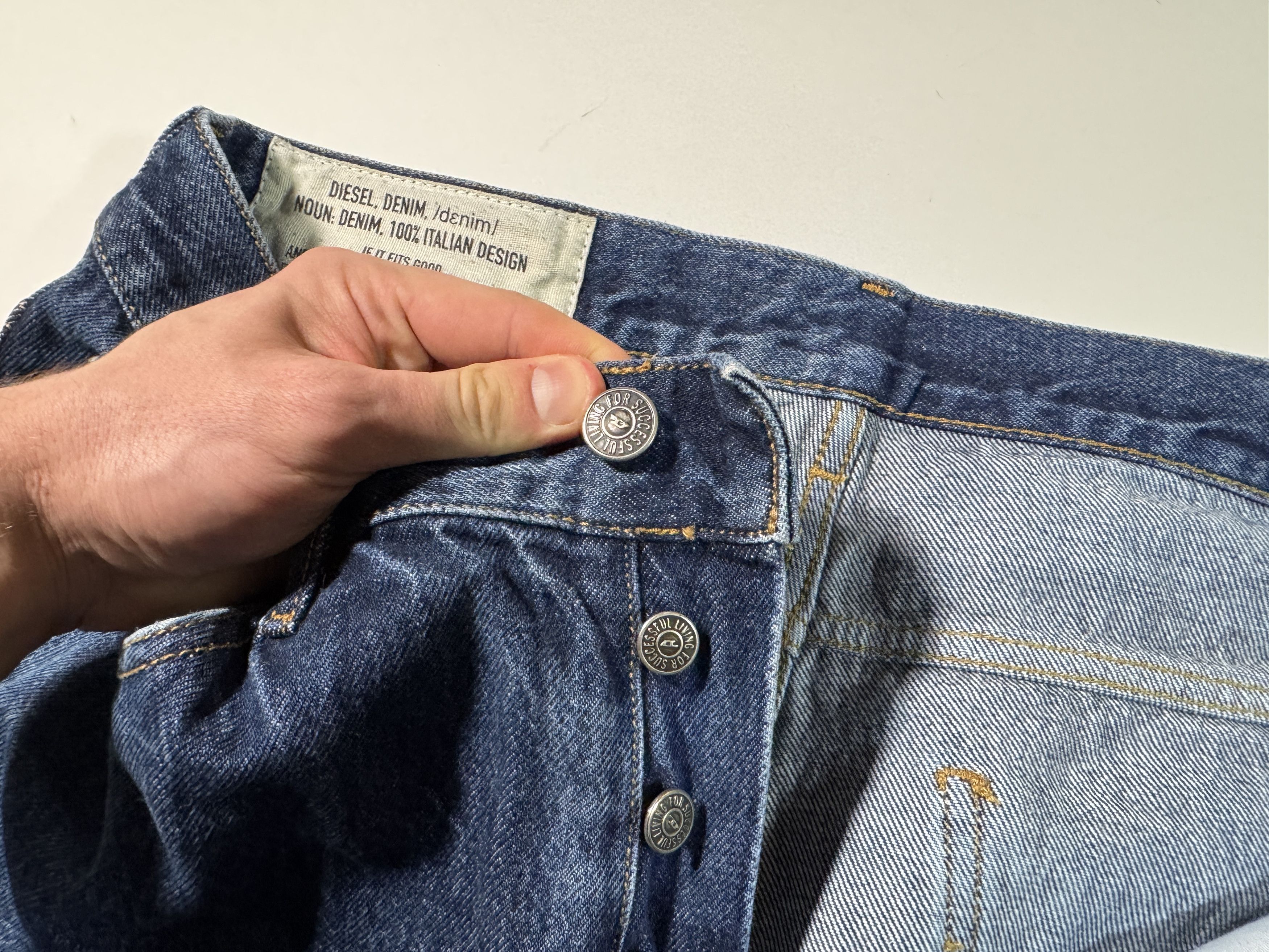 Diesel Diesel D-Macs Jeans Regular Size 33 Size US 33 - 7 Thumbnail