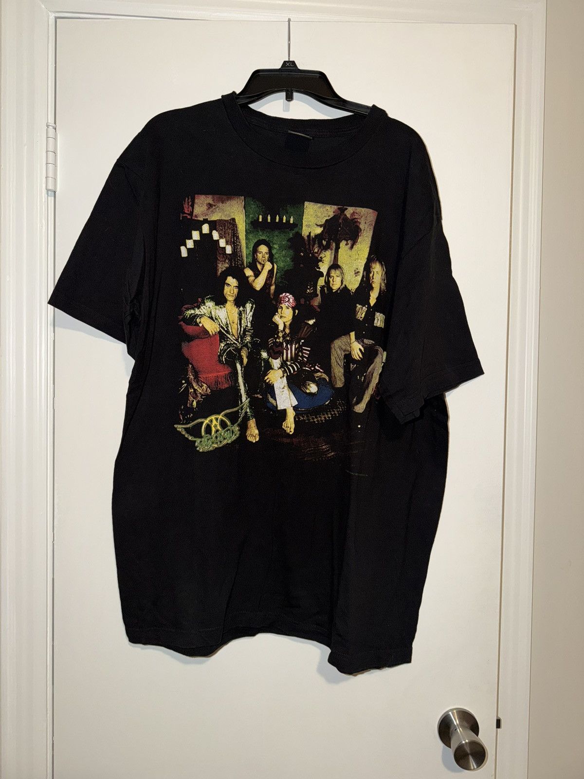 Giant Vintage Aerosmith 1997 Nine Lives North American Tour TS XL Size US XL / EU 56 / 4 - 1 Thumbnail