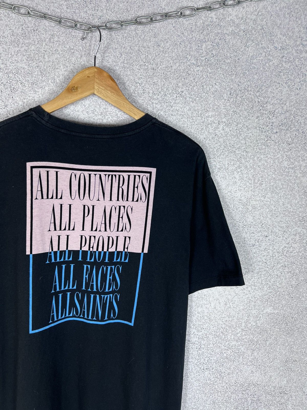 Allsaints Allsaints Art Big Logo T-Shirt Oversize Fit Tee Size US S / EU 44-46 / 1 - 3 Thumbnail