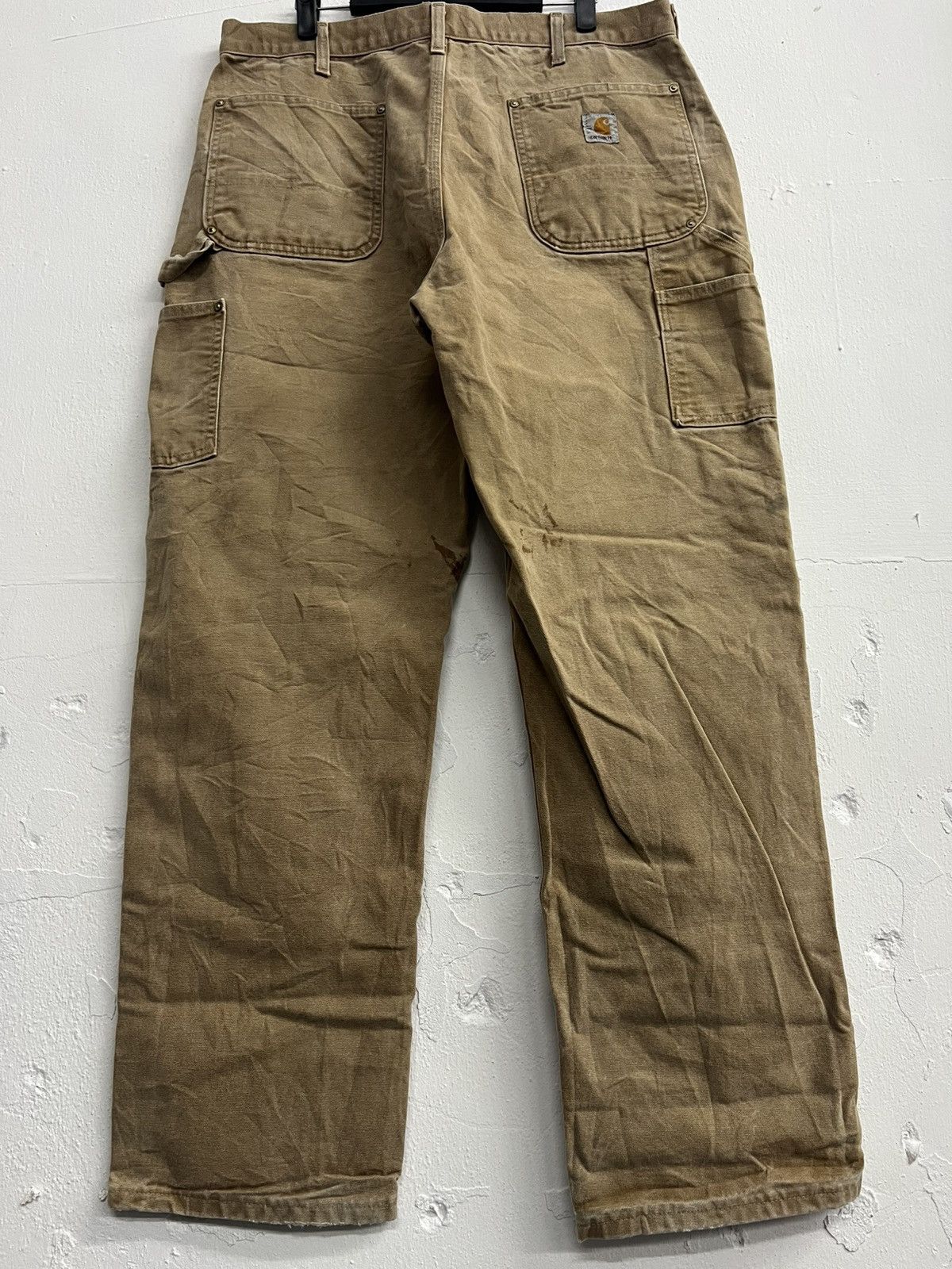 Carhartt × Vintage Vintage Carhartt Double Knee Carpenter Pant Faded Distressed Size US 34 / EU 50 - 16 Thumbnail