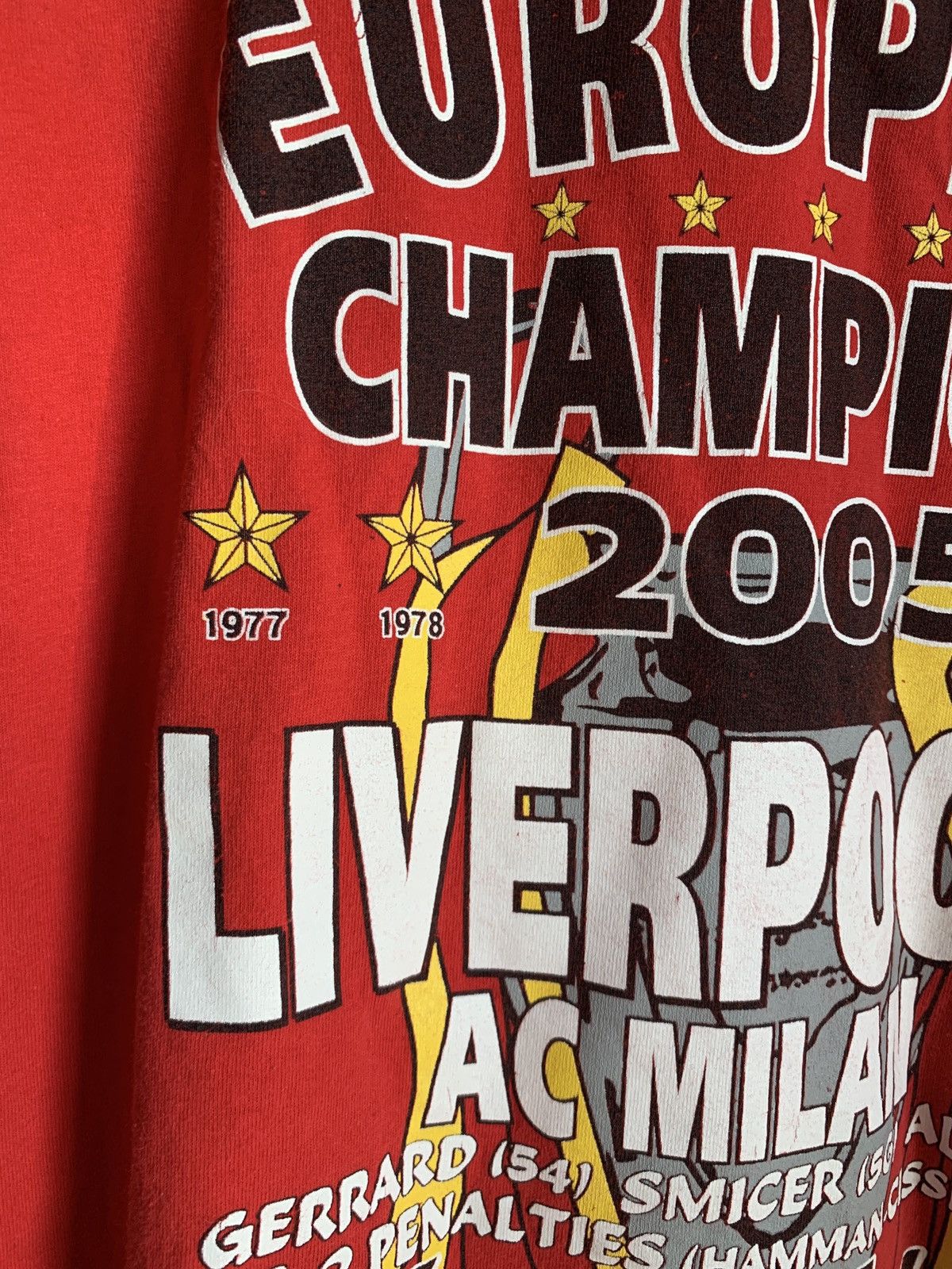Vintage Liverpool Vintage T Shirt 2005 Champions Retro Size XL Size US XL / EU 56 / 4 - 8 Thumbnail