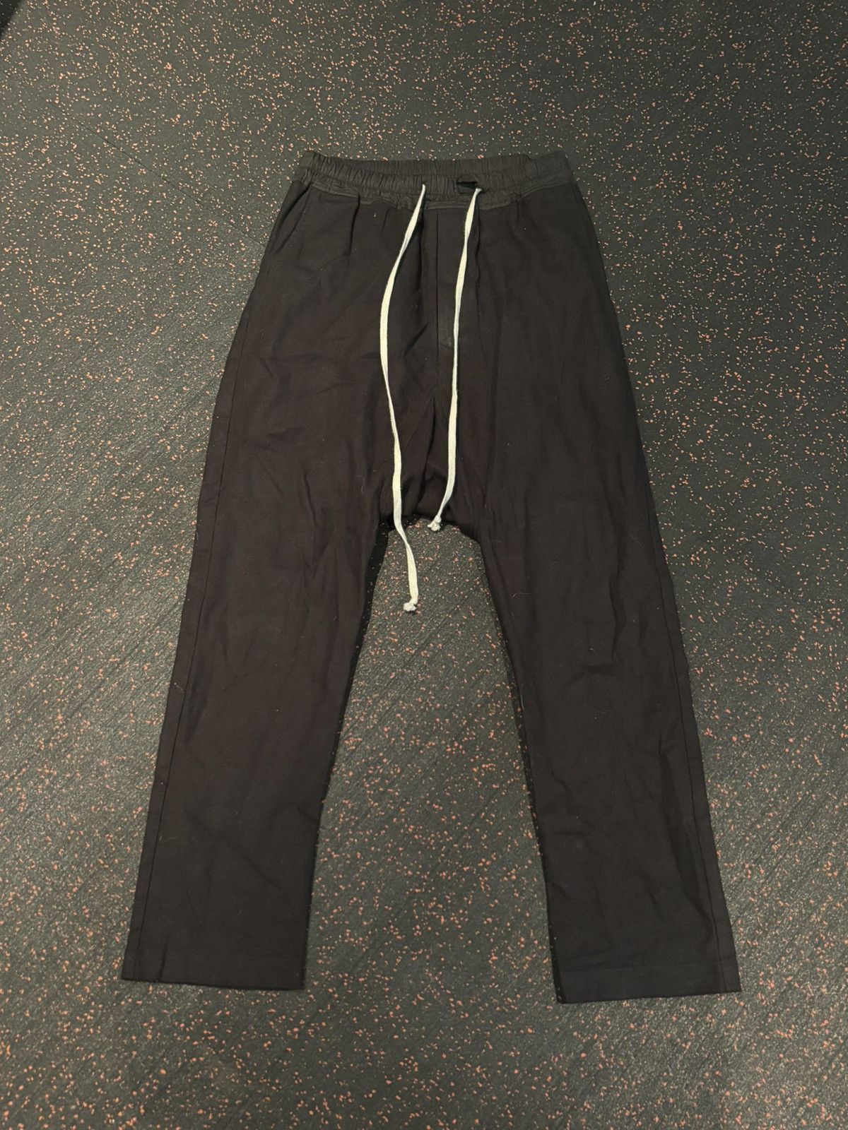 Rick Owens Rick Owens Mainline FW17 Glitter Poplin Cropped Trouser Size US 38 / EU 54 - 2 Thumbnail