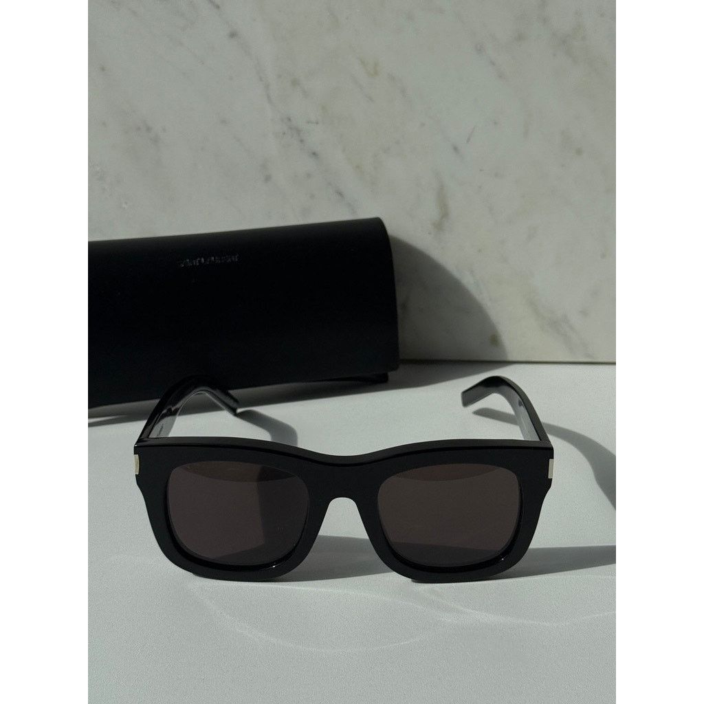 Saint Laurent Paris NEW Saint Laurent SL650 Monceau Black Unisex Sunglasses Size ONE SIZE - 6 Thumbnail