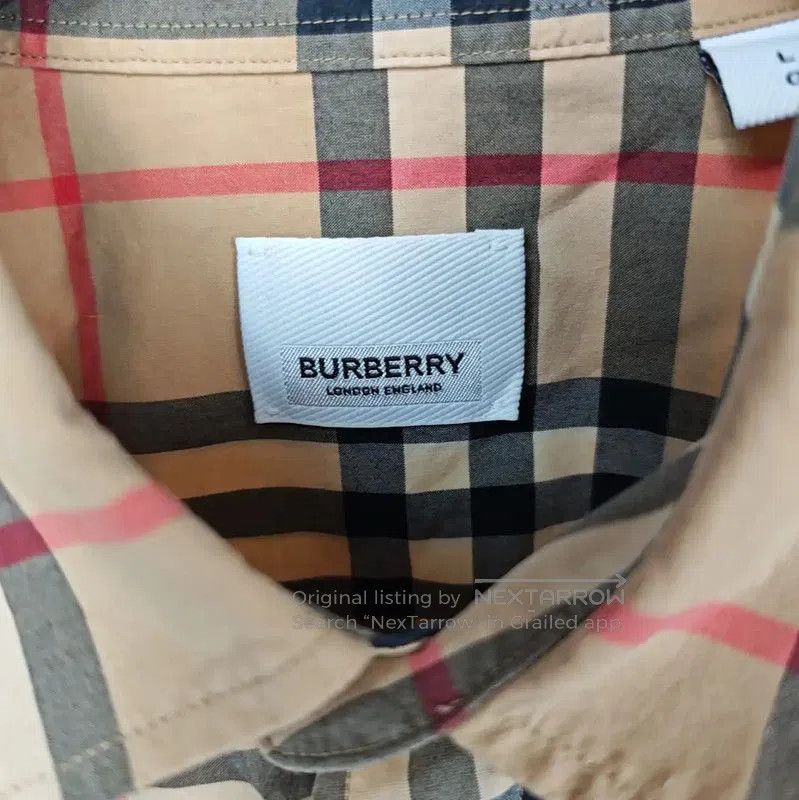 Burberry Burberry Women's Khaki Cotton Shirt. Size L / US 10 / IT 46 - 2 Thumbnail