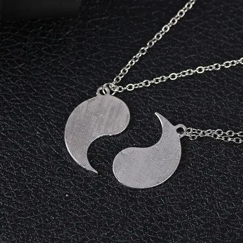 Other 2PCS Moon & Star Necklace Size ONE SIZE - 2 Thumbnail