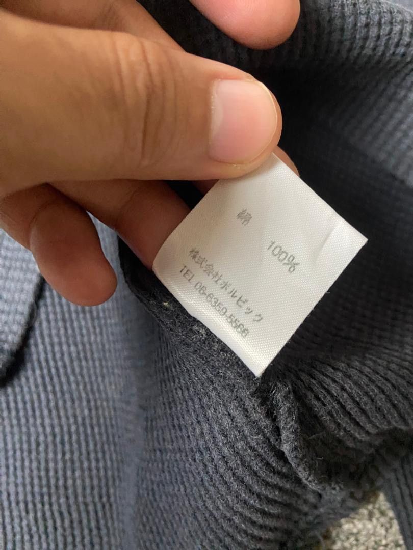 Japanese Brand RiotSnakes Motorcycle Waffle Knit Pullover Shirt (178) Size US S / EU 44-46 / 1 - 4 Thumbnail