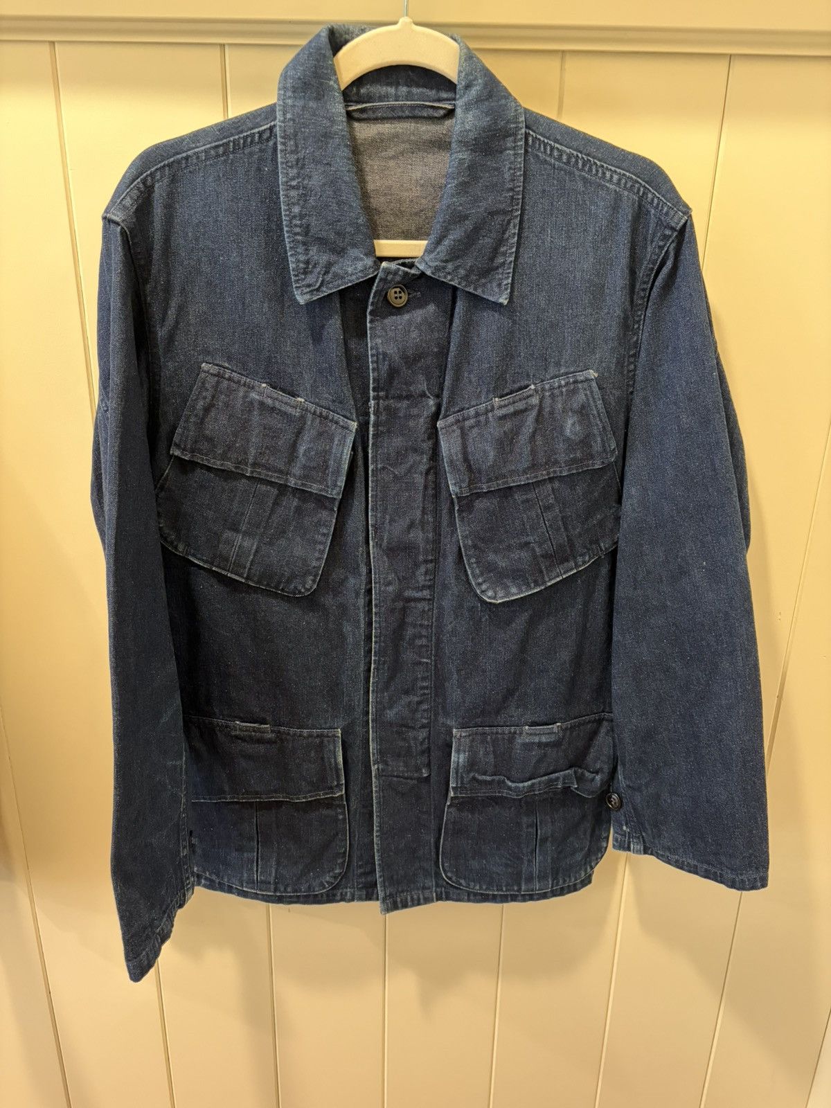Comoli COMOLI DENIM/LEATHER WORK JACKET | Grailed