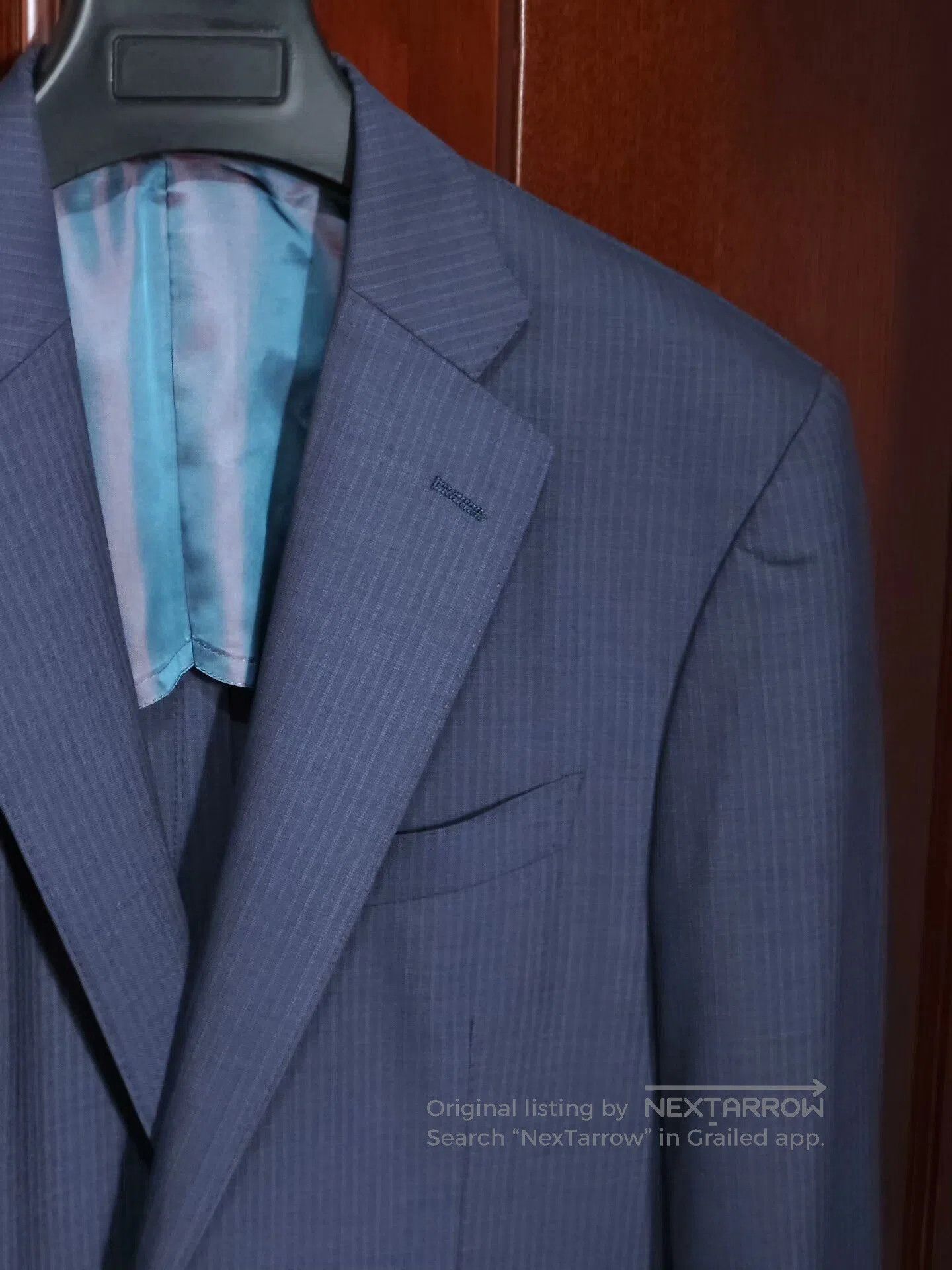 Japanese Brand Custom Dormeuil Wool Blazer Suit. Size US M / EU 48-50 / 2 - 2 Thumbnail