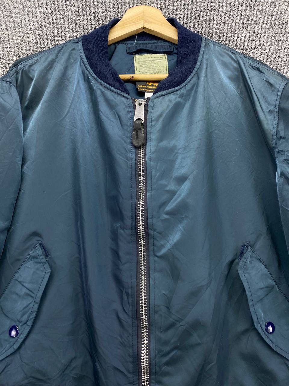 Alpha Industries Vintage Alpha Industries Flyer Man MA 1 Bomber Jacket Size US XL / EU 56 / 4 - 5 Thumbnail