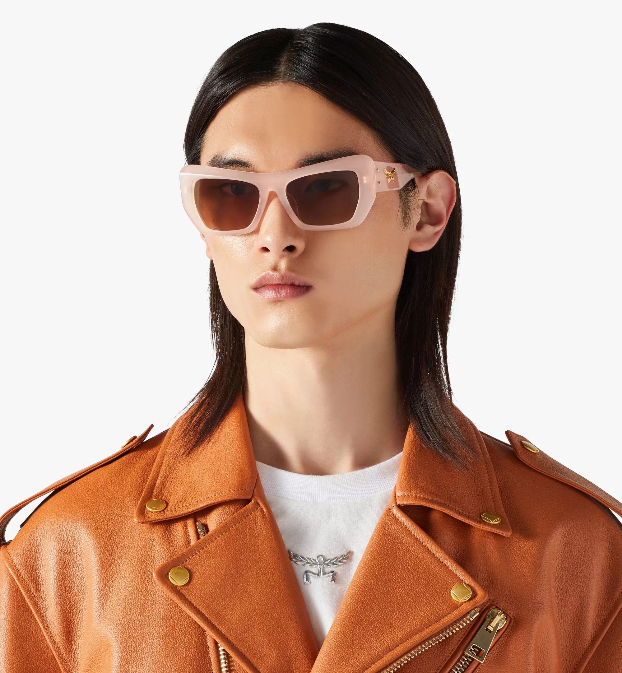 MCM o1mt1gz0825 Size: OS / Unisex Sunglasses in Rose Pink Size ONE SIZE - 5 Thumbnail