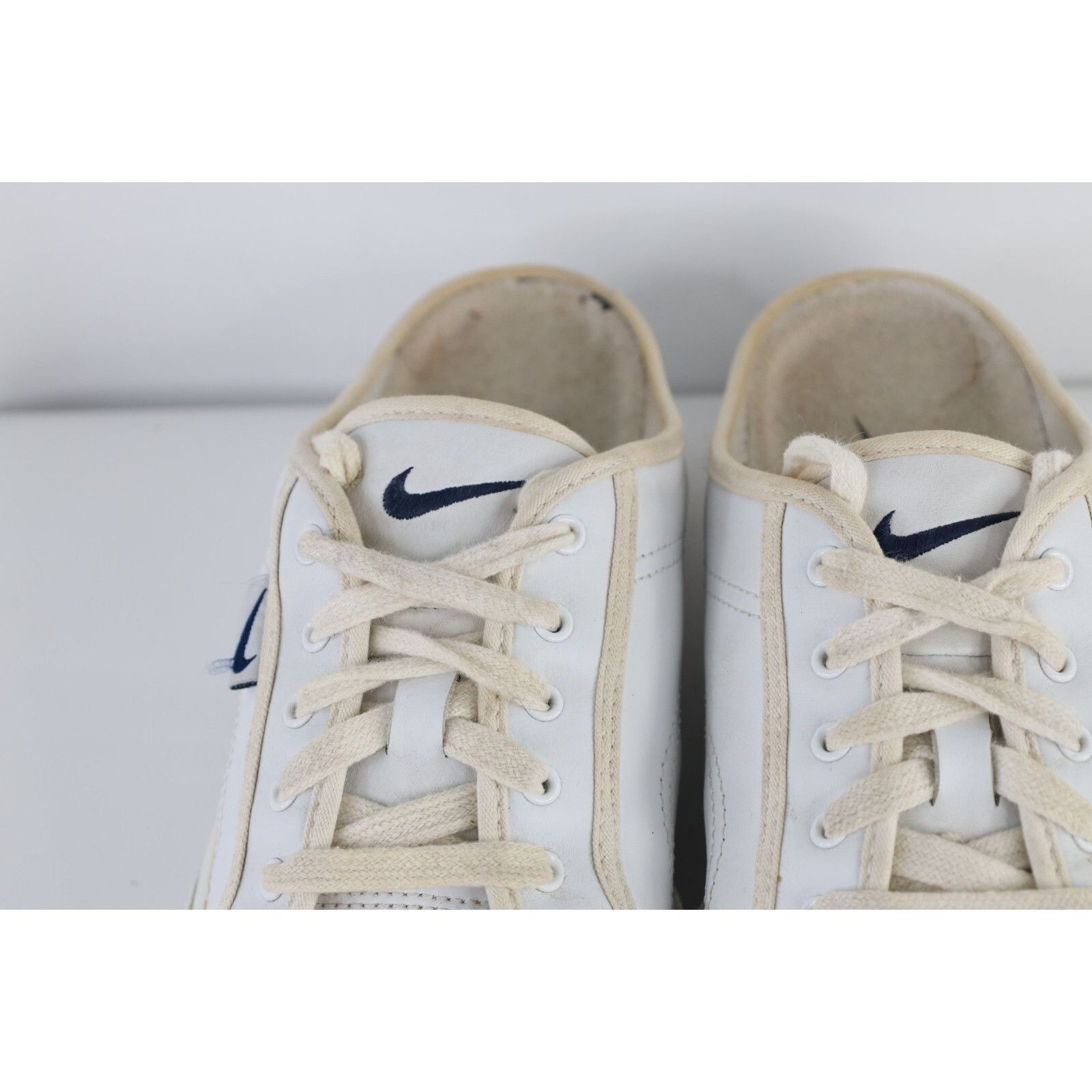 Nike Vintage Y2K 2002 Nike Distressed Leather Platforms Shoes Size US 8 / IT 38 - 4 Thumbnail