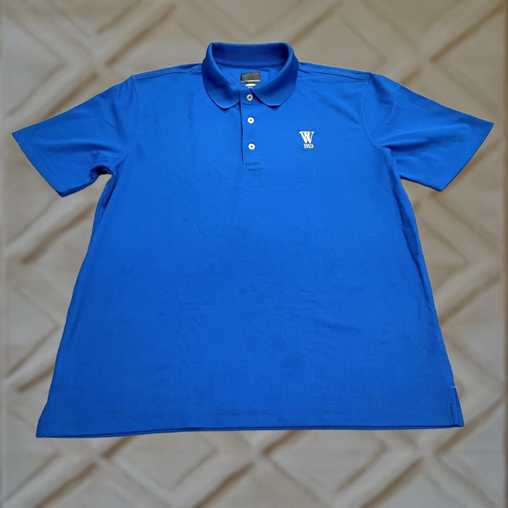 Vintage Greg Norman Polo Shirt Mens Medium Blue Short Sleeve Button Collar Sports Activewear Shirt Size US M / EU 48-50 / 2 - 1 Thumbnail