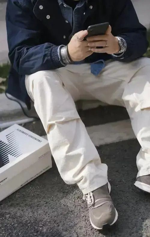 Other 20SS Simple Blue Japan White Jungle Pants Size US 32 / EU 48 - 3 Thumbnail