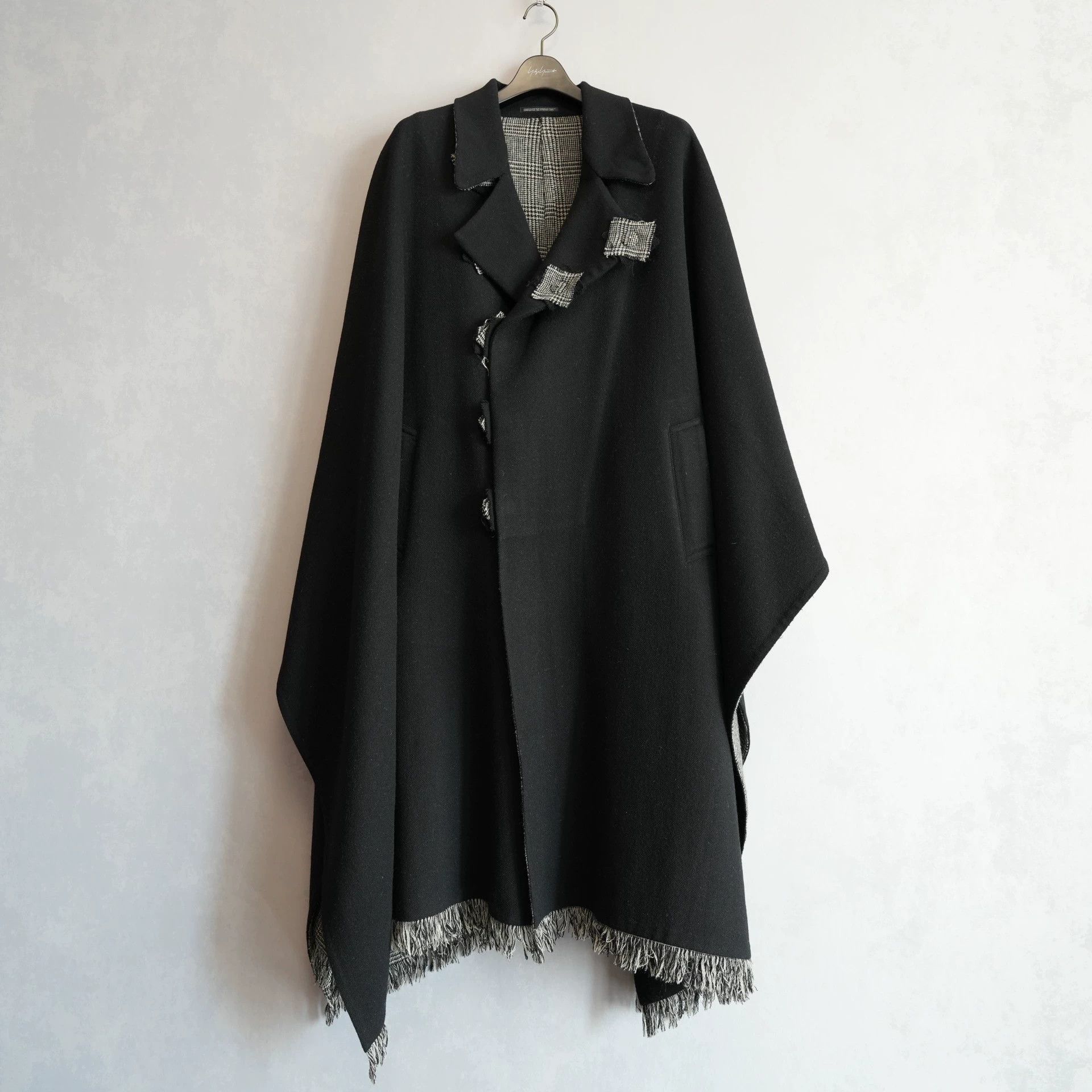 Yohji Yamamoto Yohji Yamamoto 21AW Checked Cape Coat Size US S / EU 44-46 / 1 - 3 Thumbnail