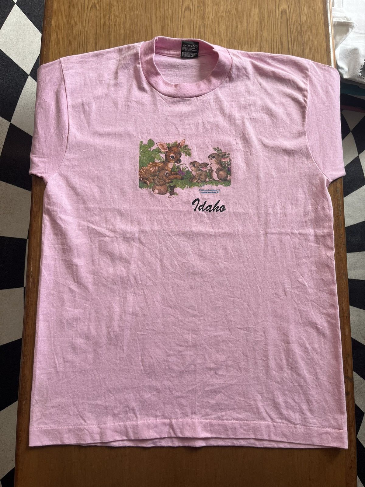 Arts & Science Vintage Animal Idaho Gibson Greetings.inc 90’s Tshirt Size US L / EU 52-54 / 3 - 3 Thumbnail