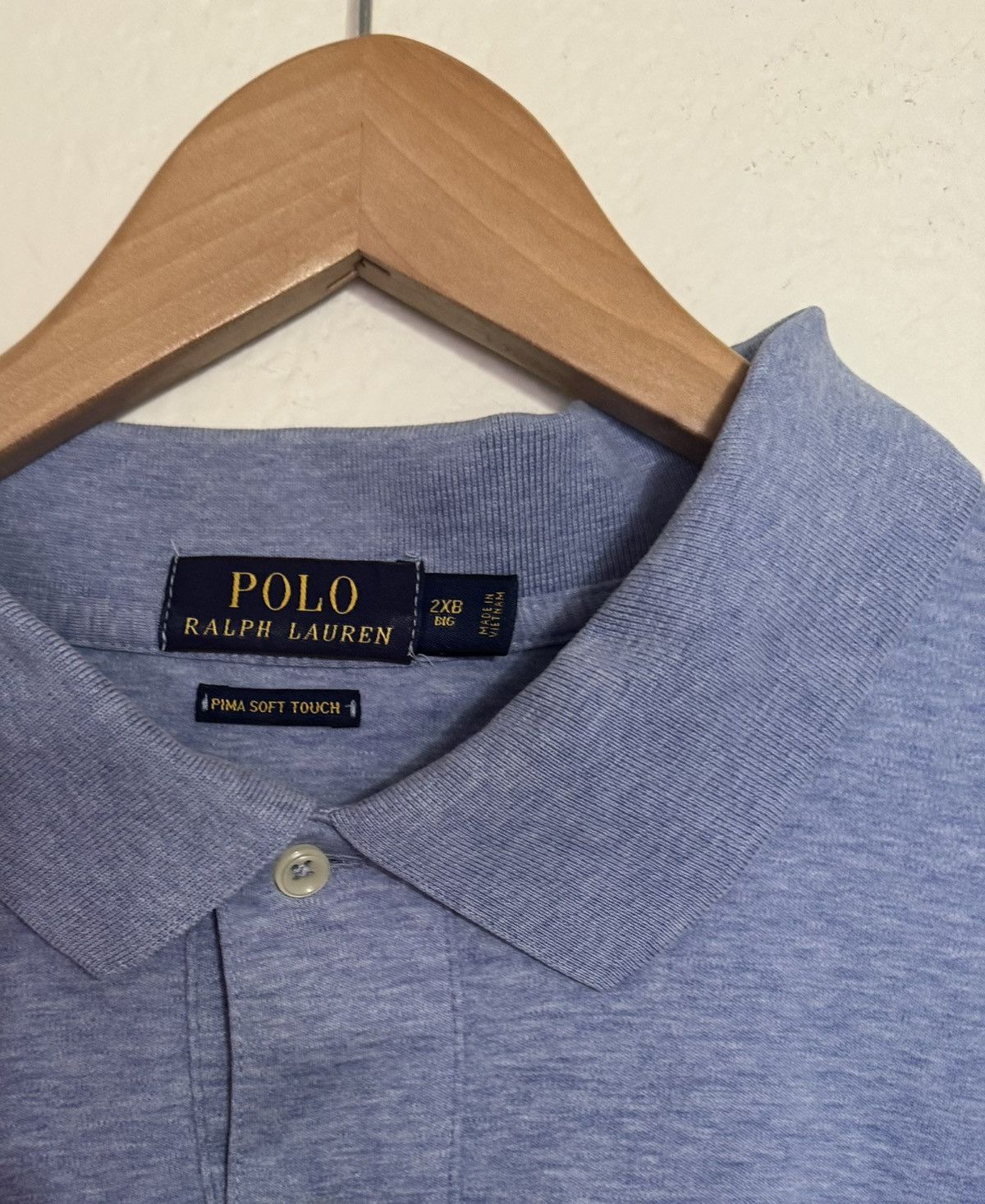 Polo Ralph Lauren Polo Ralph Lauren Light Blue Shirt Size US XXL / EU 58 / 5 - 3 Thumbnail