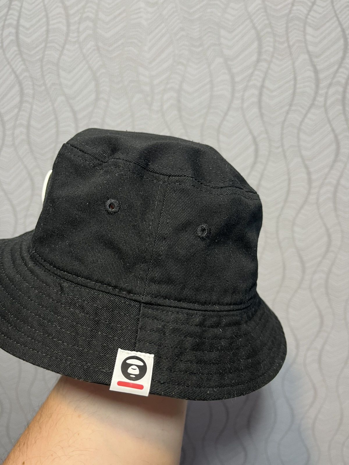 Aape Aape by a Bathing Ape Bucket Logo Black Hat Size ONE SIZE - 3 Thumbnail