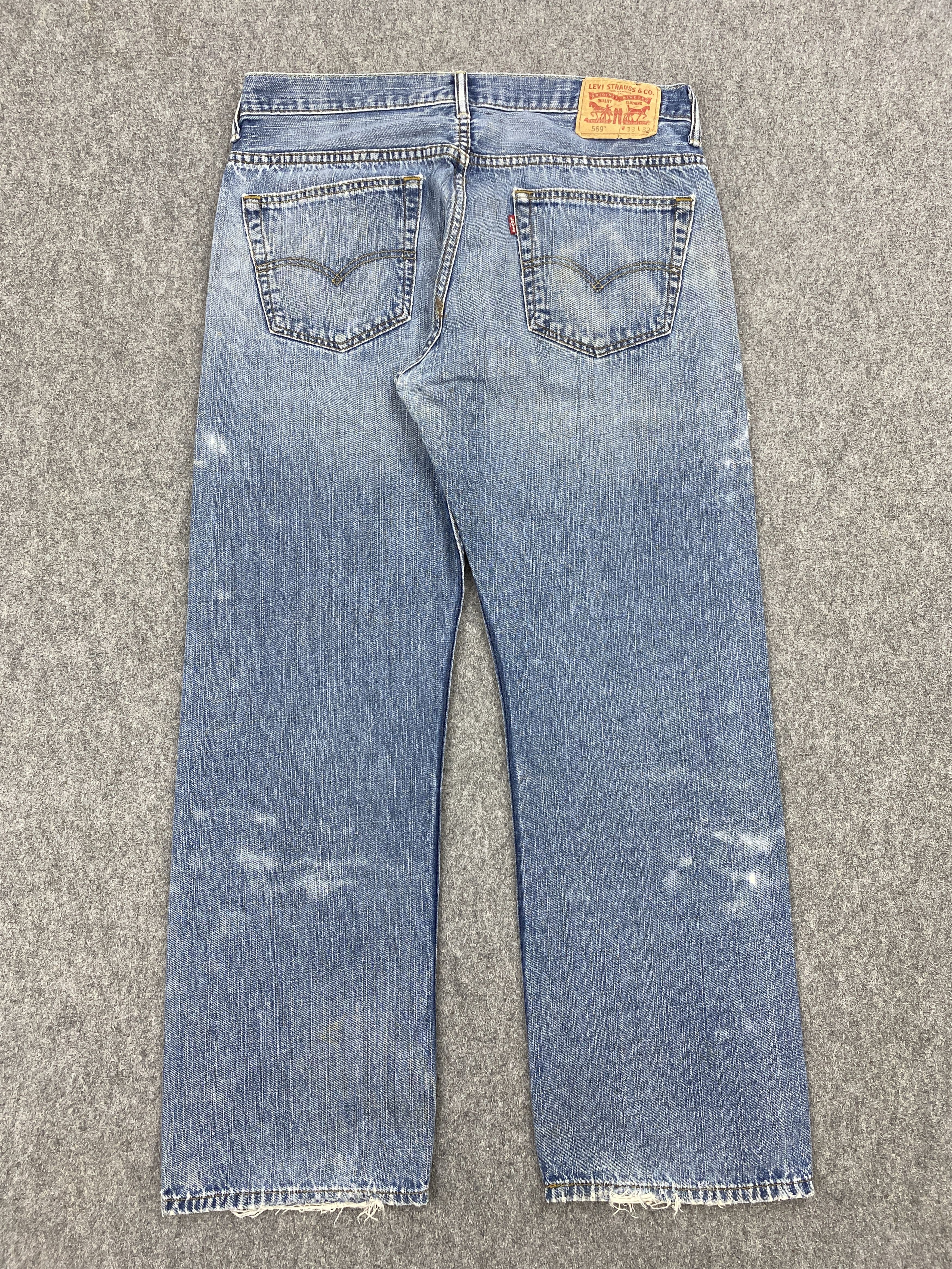 Levi's × Vintage Faded Blue Vintage Levis 569 Jeans Size US 28 / EU 44 - 3 Thumbnail