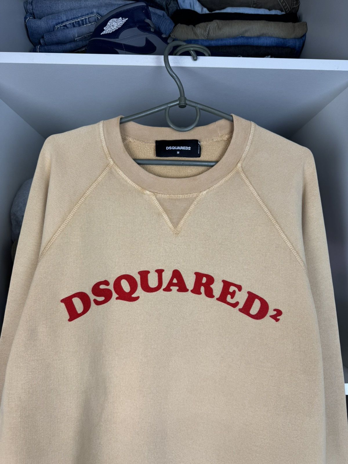 Dsquared2 Dsquared2 Dead Raglan Fit Sweatshirt Made in Italy Size US M / EU 48-50 / 2 - 2 Thumbnail