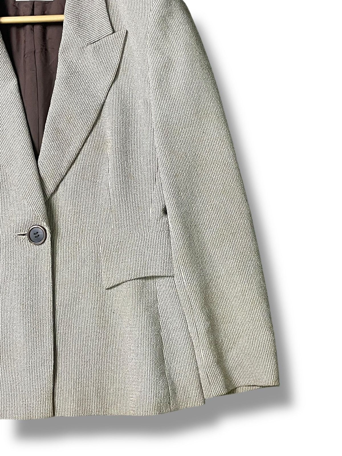 Designer × Japanese Brand × Vintage Georges Rech x Vintage Linen Blazer (35) Size US S / EU 44-46 / 1 - 5 Thumbnail