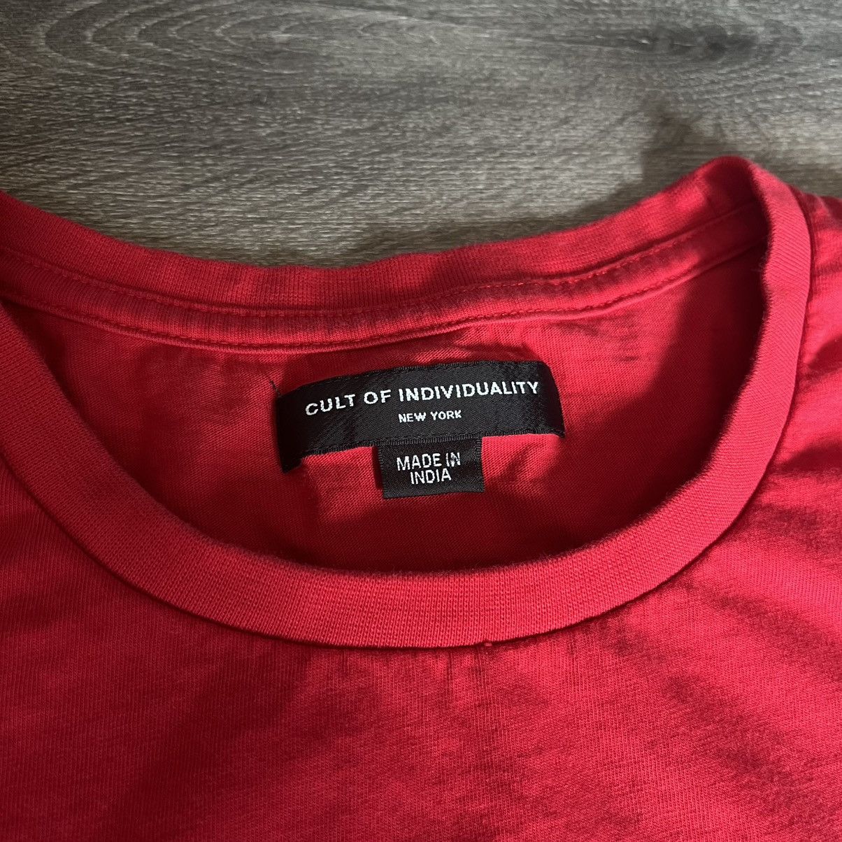 Cult Of Individuality × Japanese Brand × Vintage Vintage Cult of Individuality Japan Schimuchan Red Logo Tee Size US XL / EU 56 / 4 - 5 Thumbnail