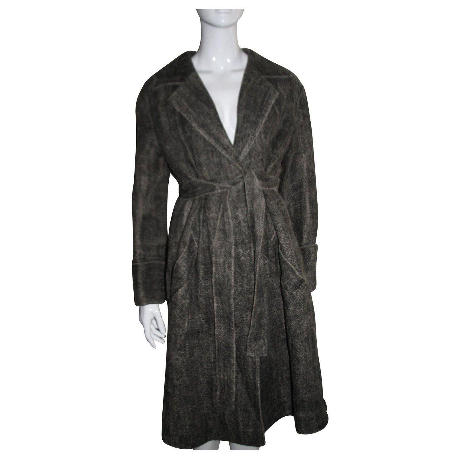 Alberta Ferretti Alberta Ferretti oversized jute trench coat Size M / US 6-8 / IT 42-44 - 1 Thumbnail