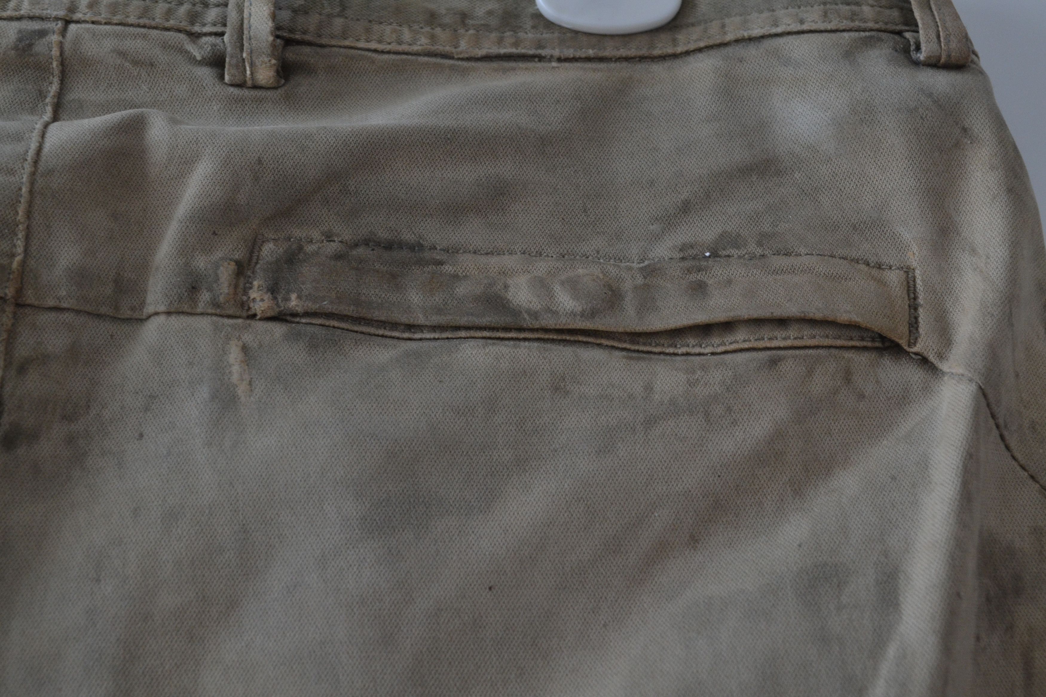 Stone Island STONE ISLAND Cargo Pants Cotton Distressed Trousers Size US 33 - 13 Thumbnail