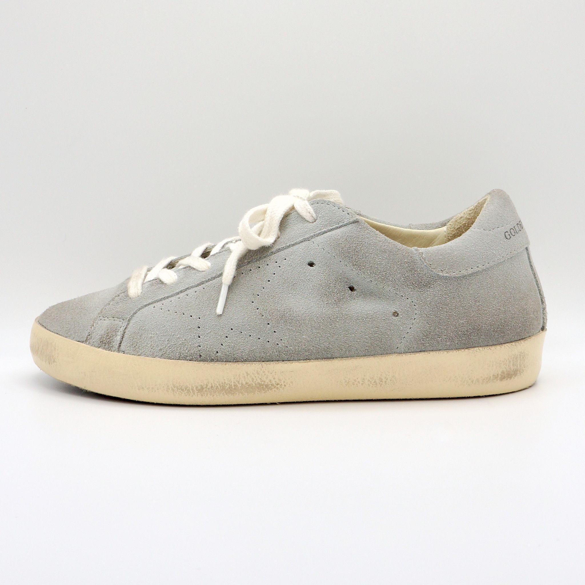 Golden Goose Superstar Gray Suede Sneakers NWOB Size US 6 / IT 36 - 3 Thumbnail