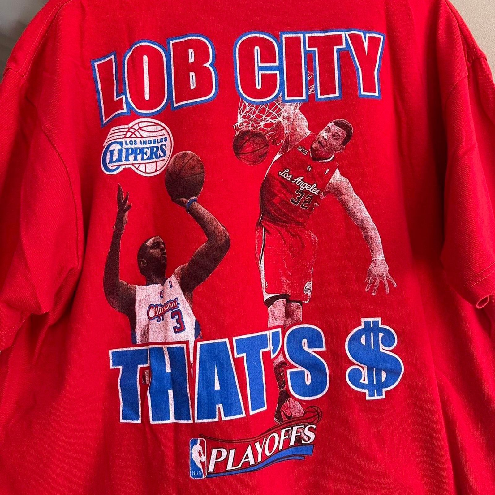NBA × Vintage Vintage Y2K LA Clippers Lob City Shirt Size US XL / EU 56 / 4 - 5 Thumbnail
