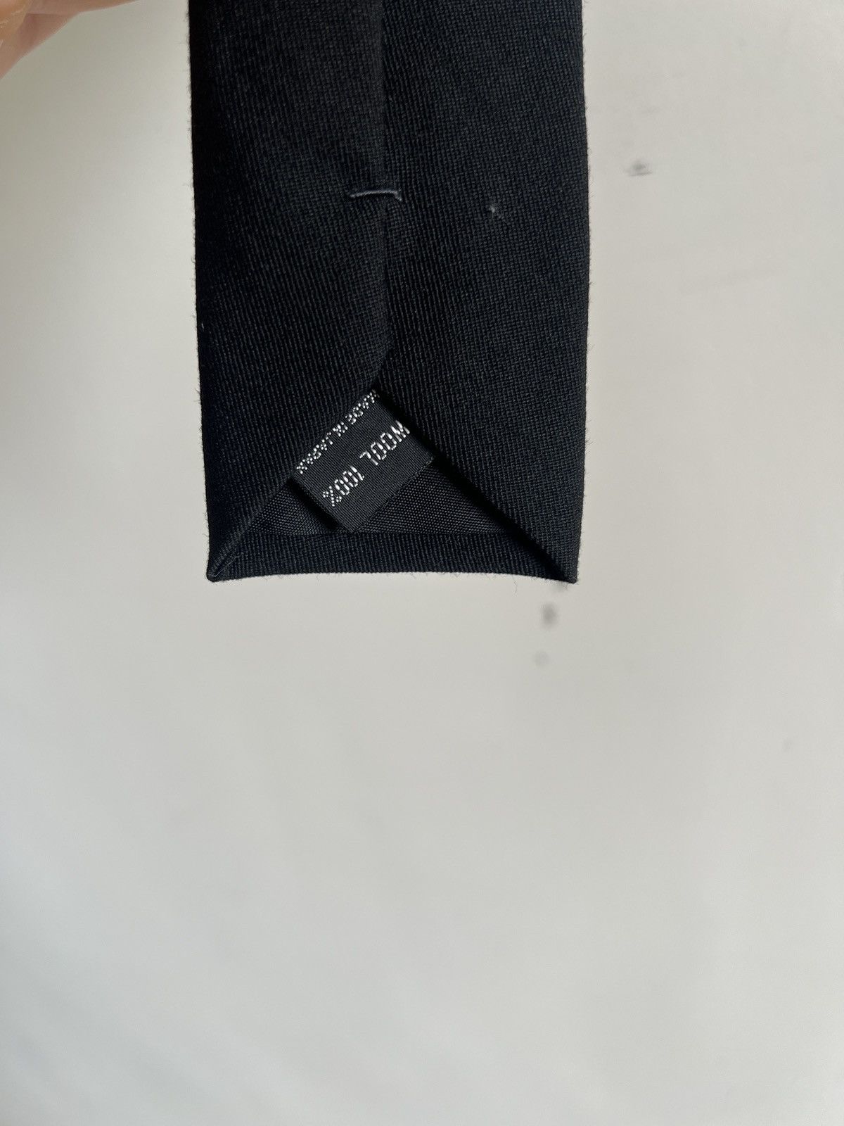 Yohji Yamamoto Yohji Yamamoto HOMME - Wool embroidery TIE Size ONE SIZE - 7 Thumbnail
