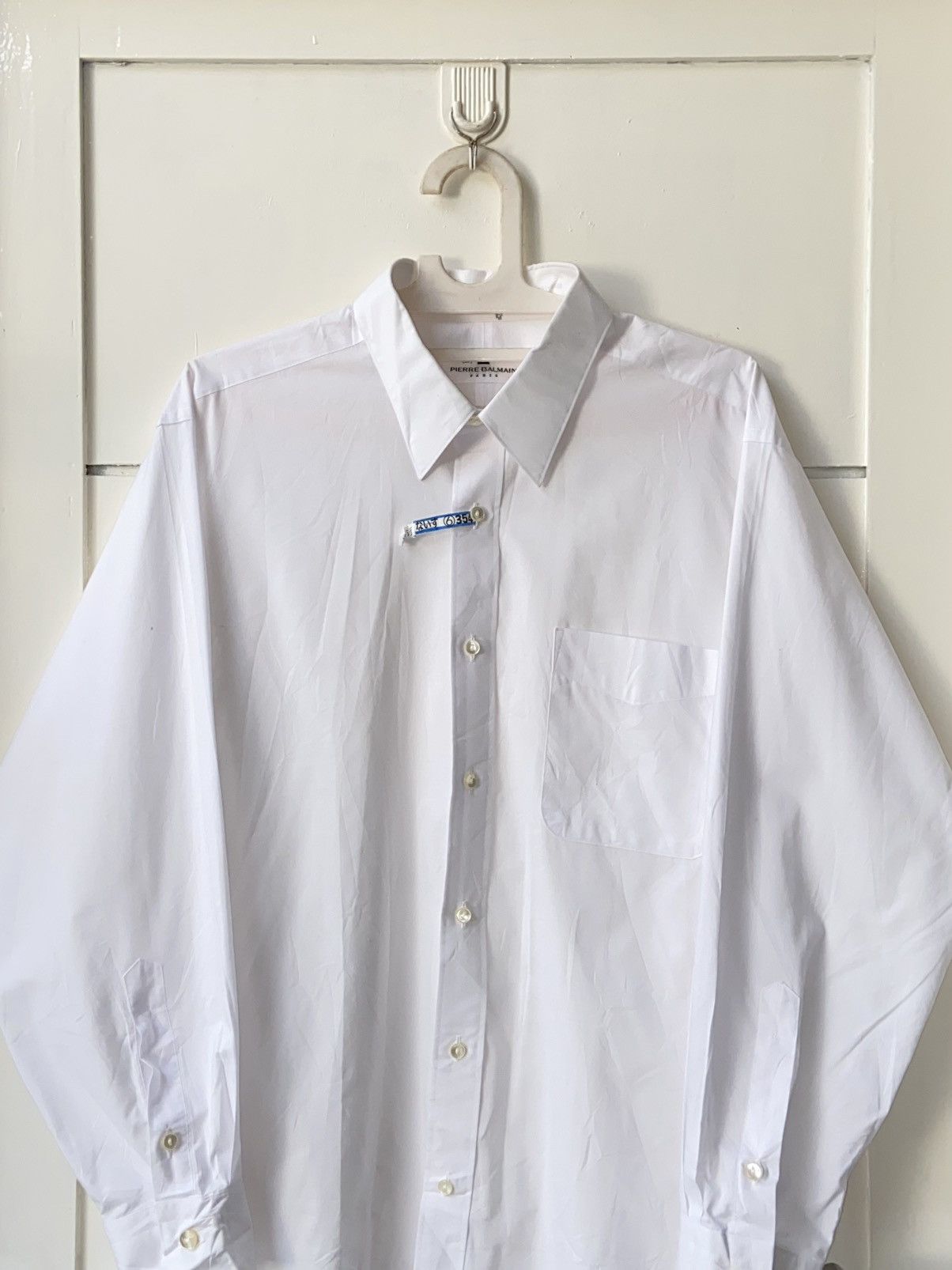 Pierre Balmain PIERRE BALMAIN White Shirt Size US M / EU 48-50 / 2 - 2 Thumbnail