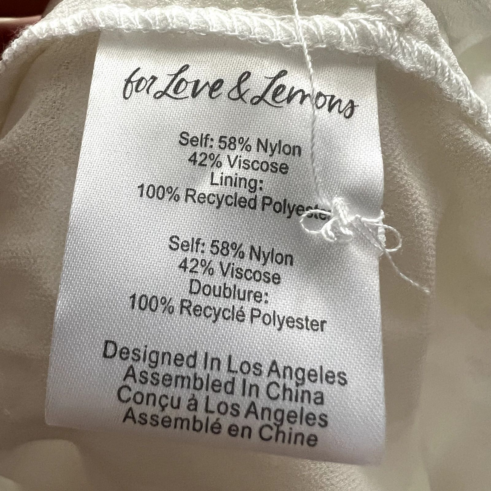 For Love & Lemons For Love & Lemons Revolve White Lace Victoria Mini Dress Size XS / US 0-2 / IT 36-38 - 8 Thumbnail
