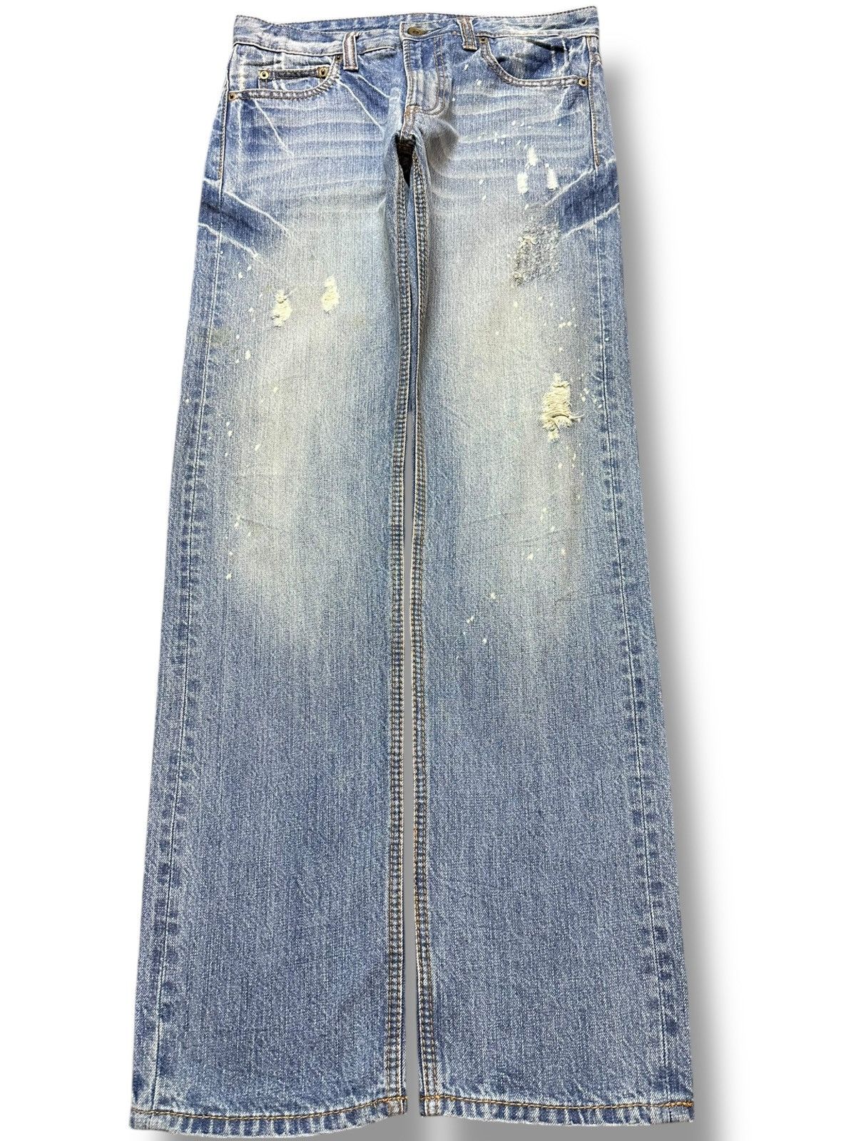 LOWRYS FARM Vintage Lowrys Farm Faded Grunge Slimfit Denim Size US 31 - 1 Thumbnail