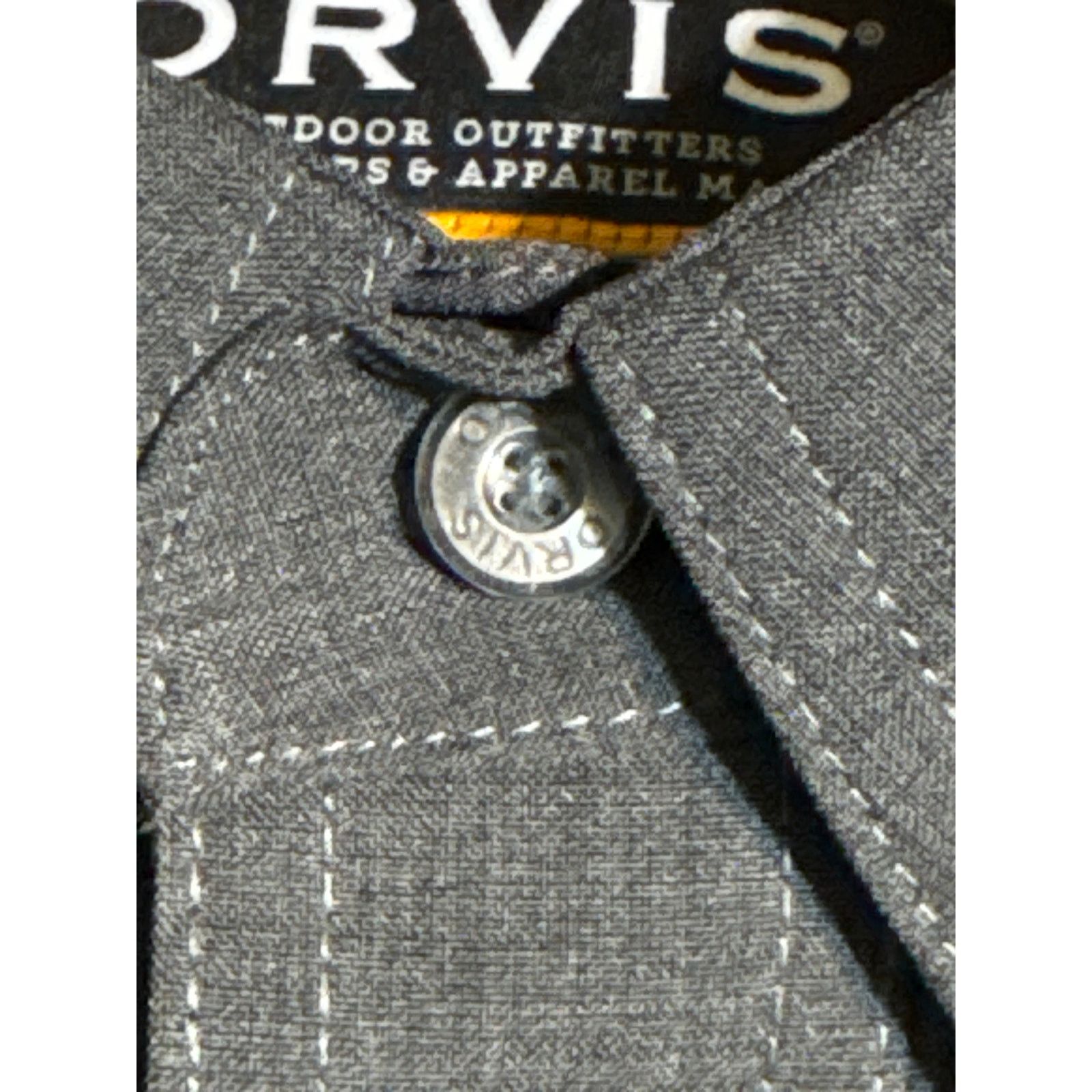 Orvis Orvis Stratford Active Fit Button Front Shirt Men’s XL Gray Size US XL / EU 56 / 4 - 12 Thumbnail